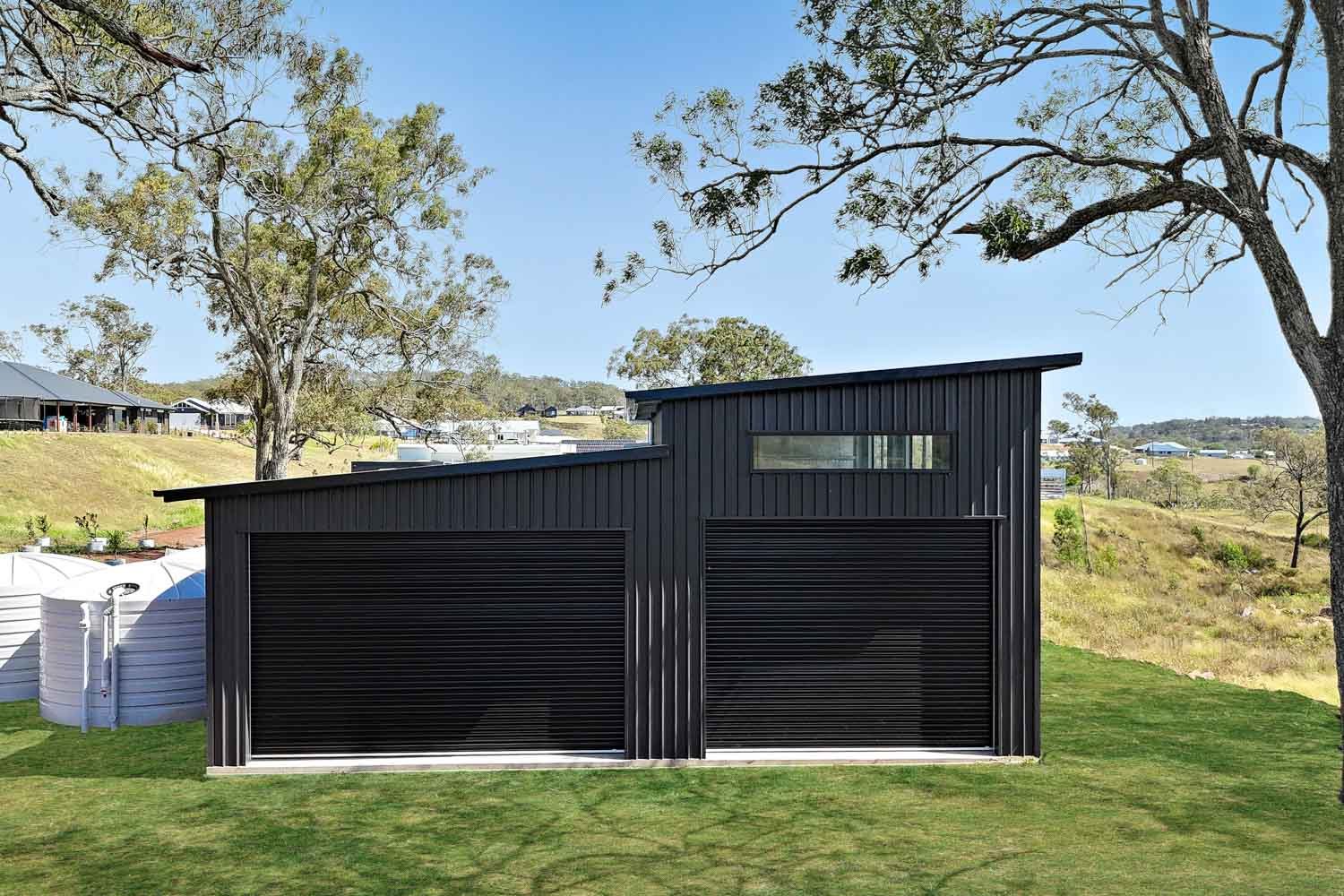 A Mt Rascal Double Skillion Shed