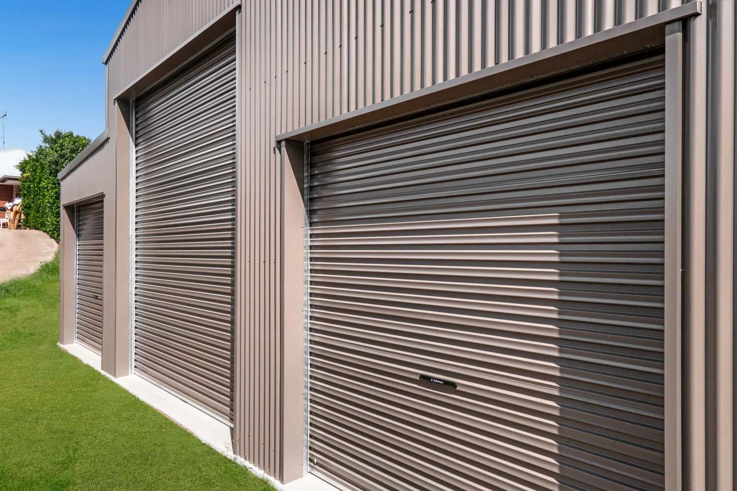triple steel-line roller doors