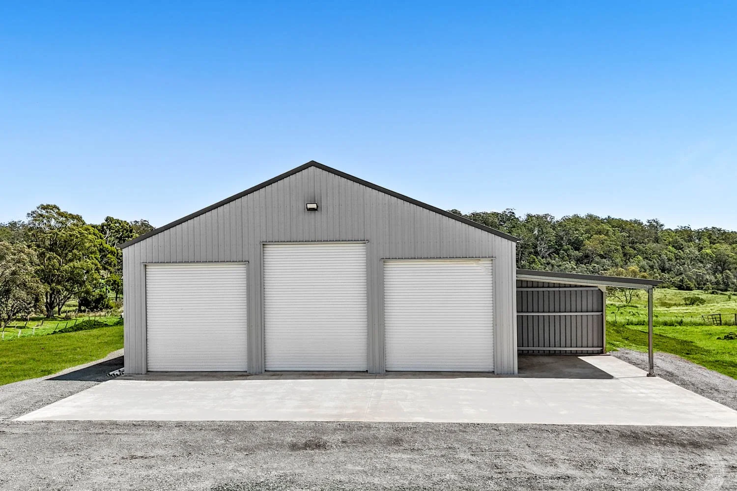 shale grey colorbond shed