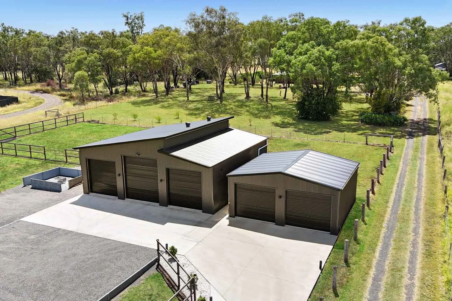 skillion and gable shed