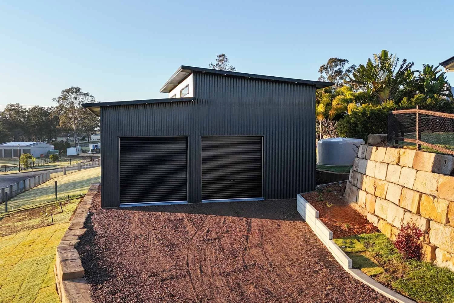 shed with high ceilings