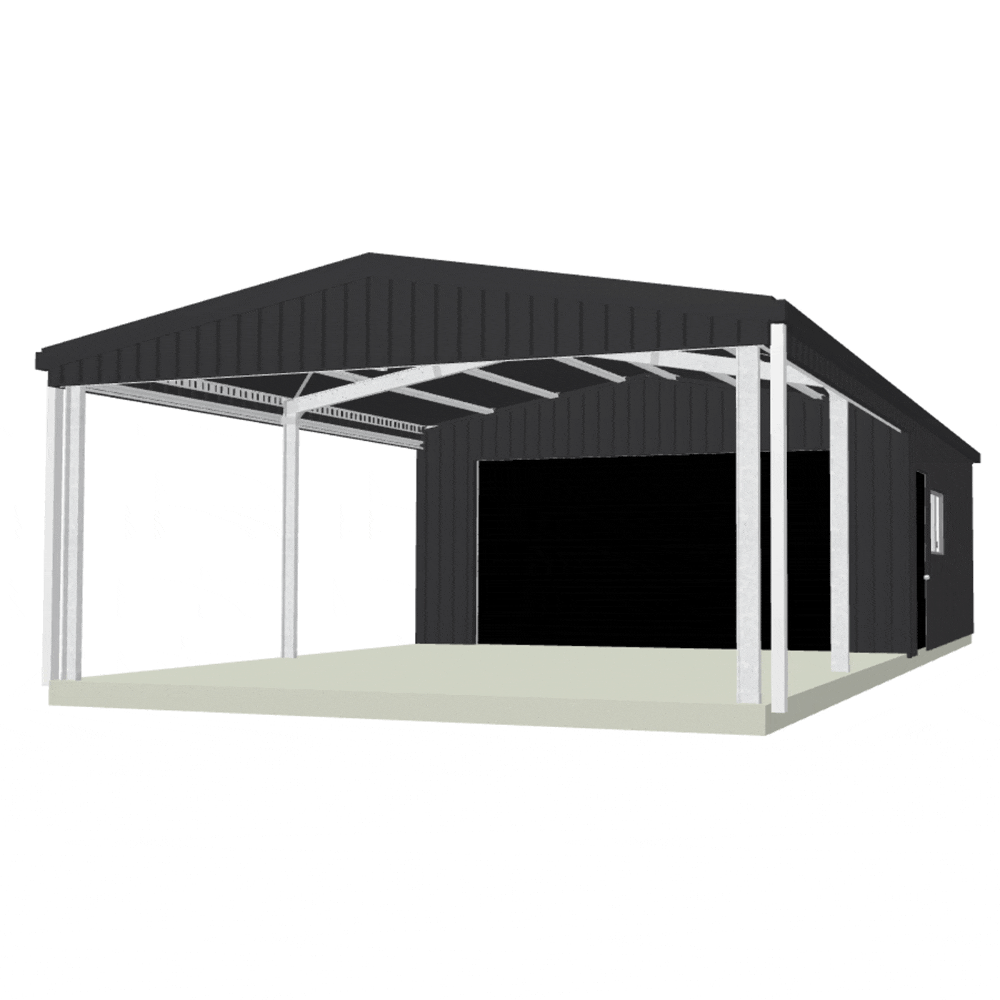 Double Garage Shed Stockman Sheds Australian Car Sheds