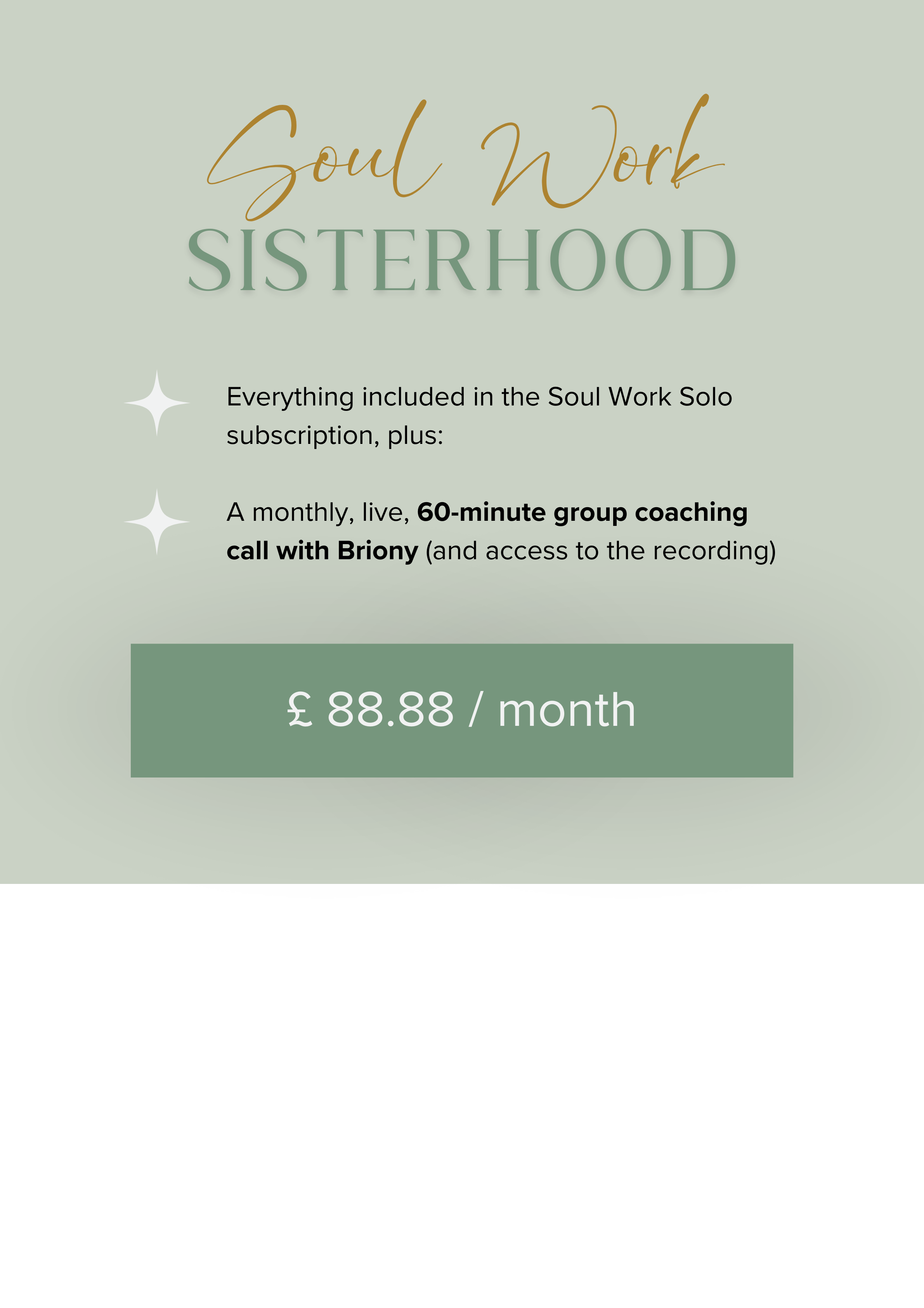 Soul Work Subscription — Briony Gunson