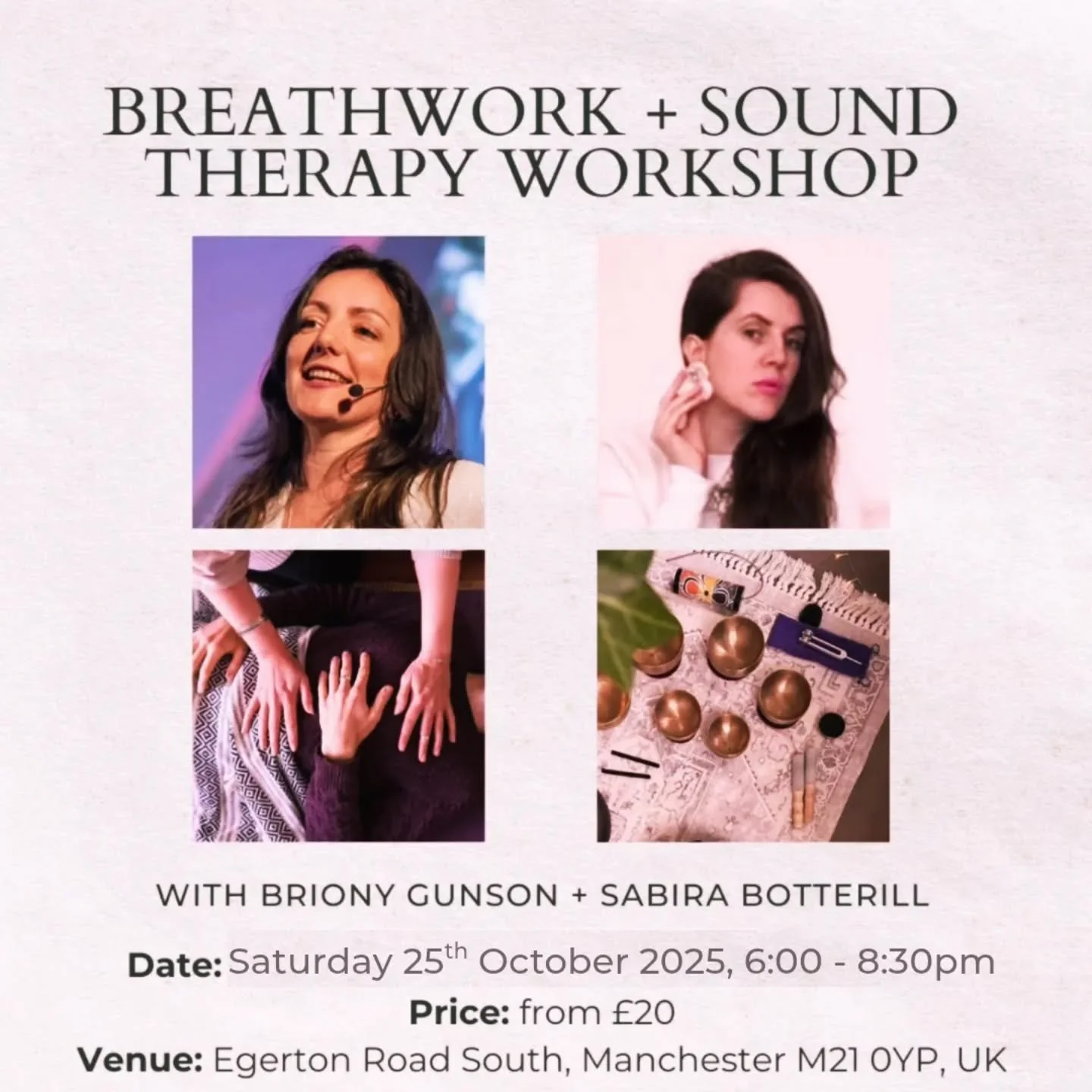 🍂 October Breathwork &amp; Sound Bath 🍂

Autumn&rsquo;s in full swing! And we can be inspired by nature and perhaps follow that quiet pull inwards.... 👀

The light&rsquo;s fading, the pace of things is slowing down (are you?). Often our lovely ani