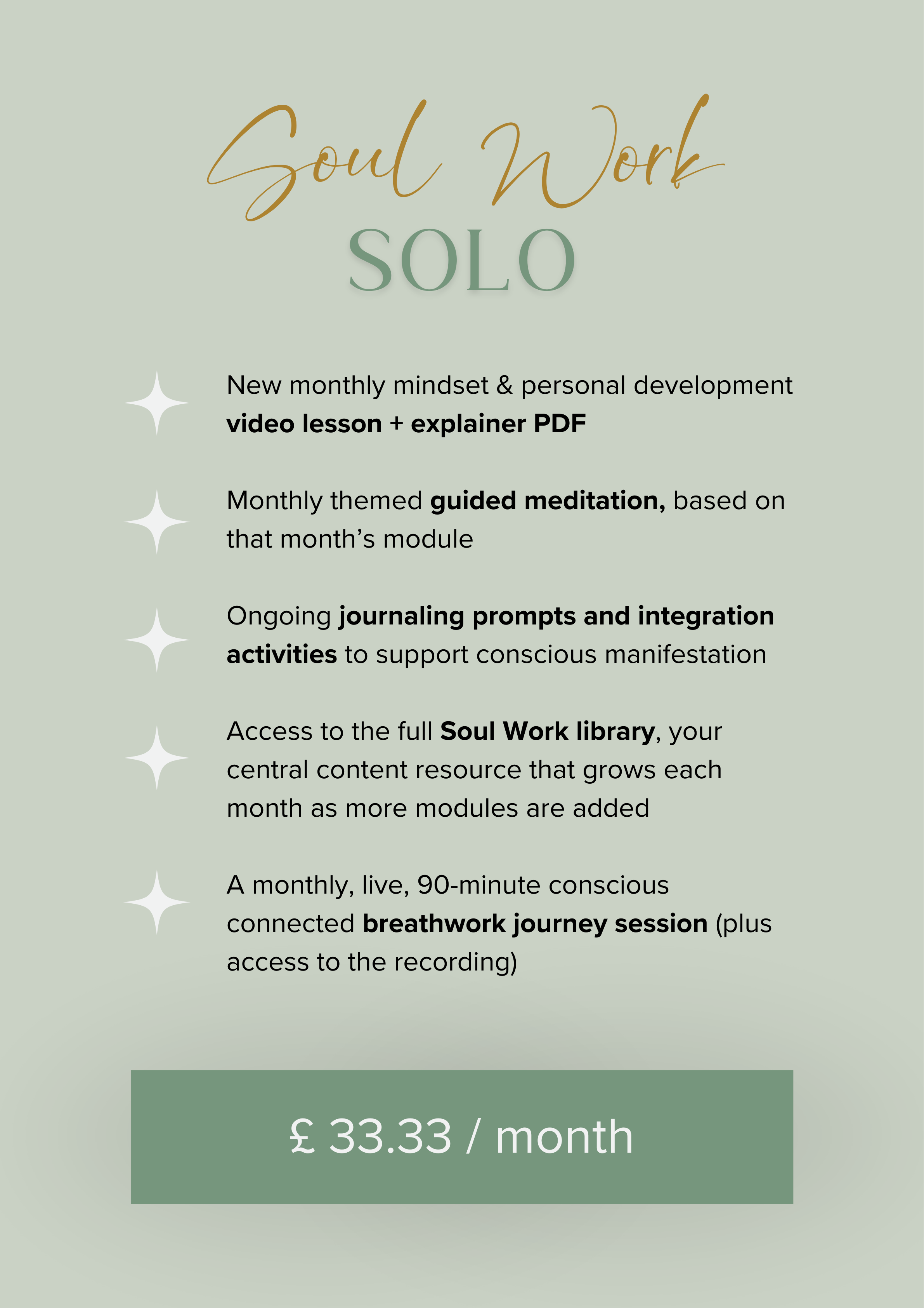 Soul Work Subscription — Briony Gunson