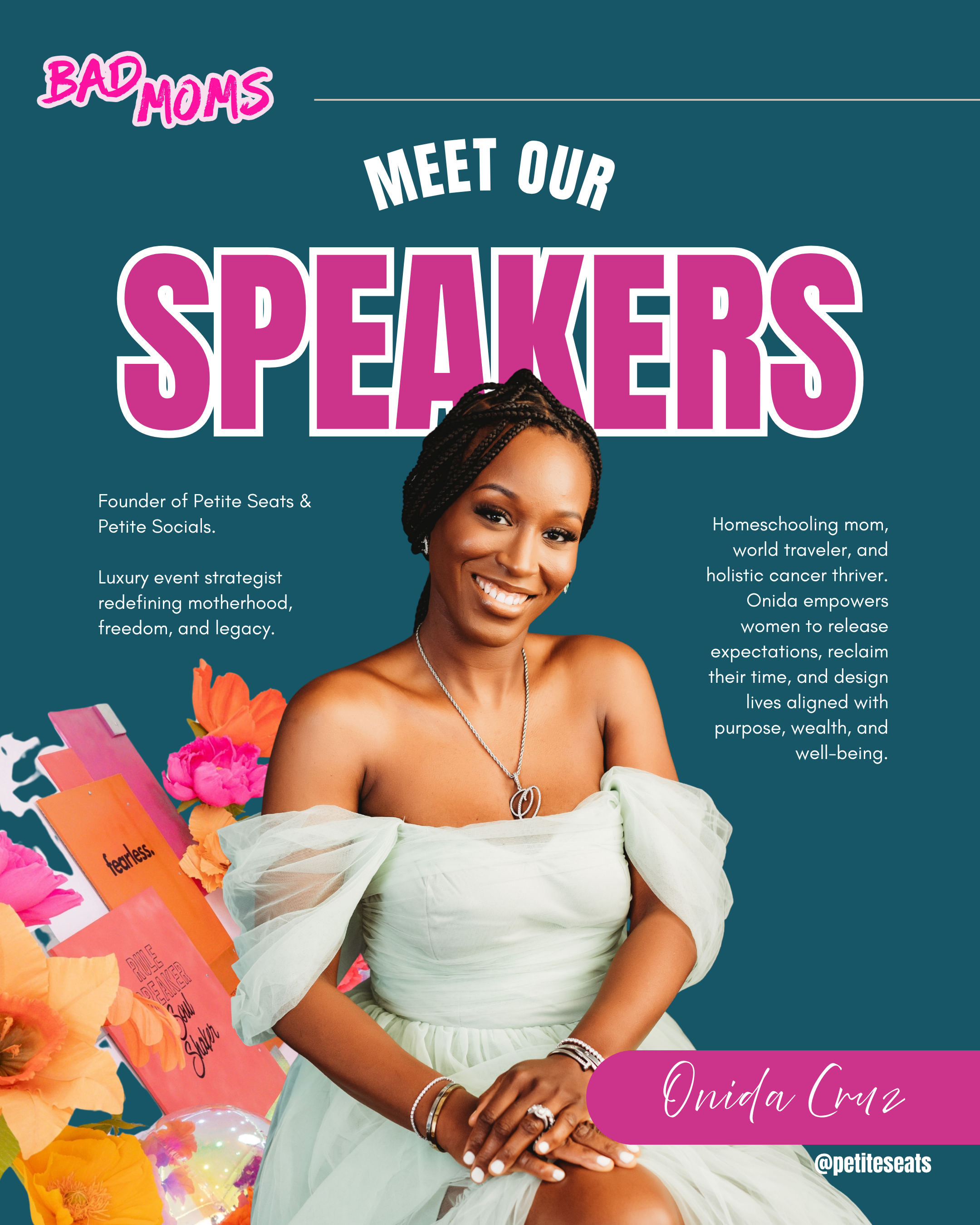 Founder of Petite Seats & Petite Socials.