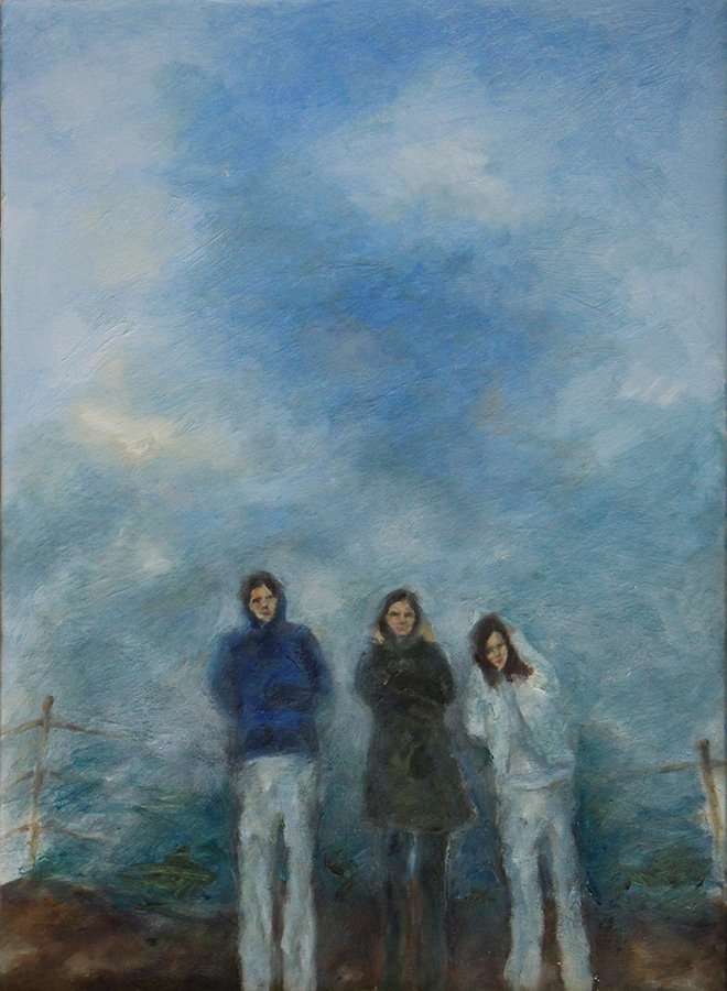 in the end of the year  oil on canvas , 13 x 18"