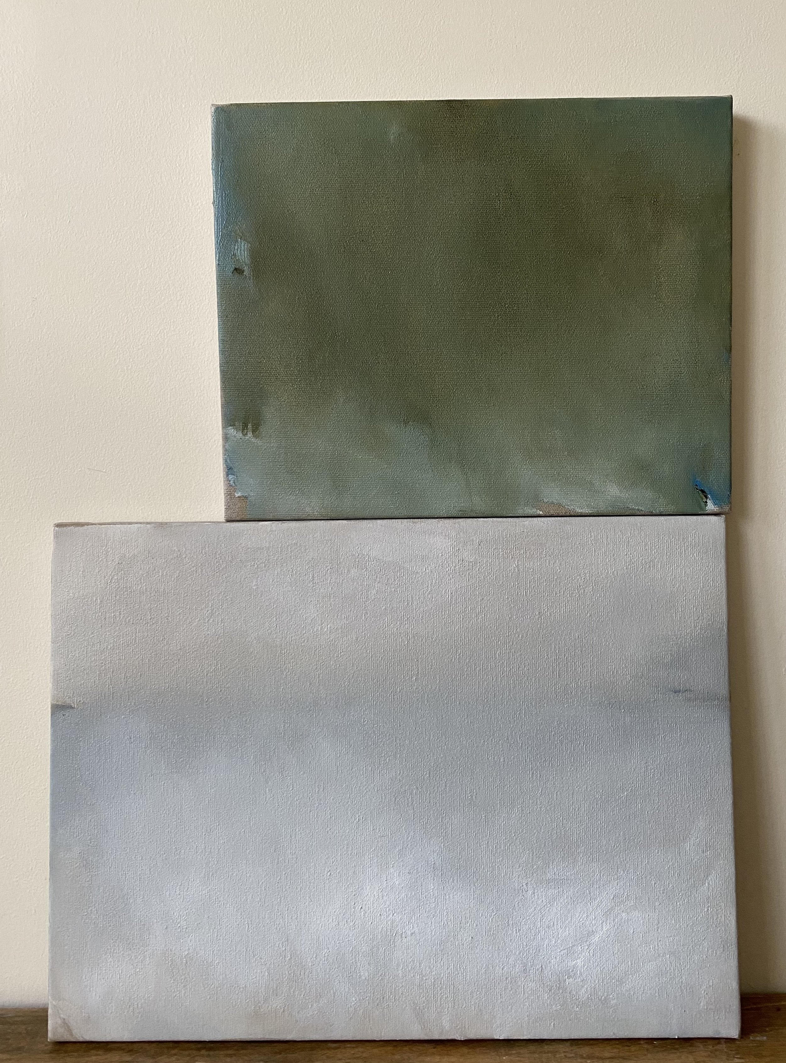 deep winter   oil on linen canvas , 12 x 10" / 15.5 x 12"