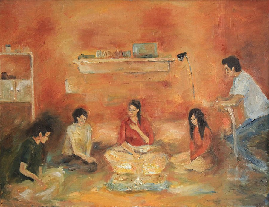 soultown_birthday  oil on canvas , 20 x 16"