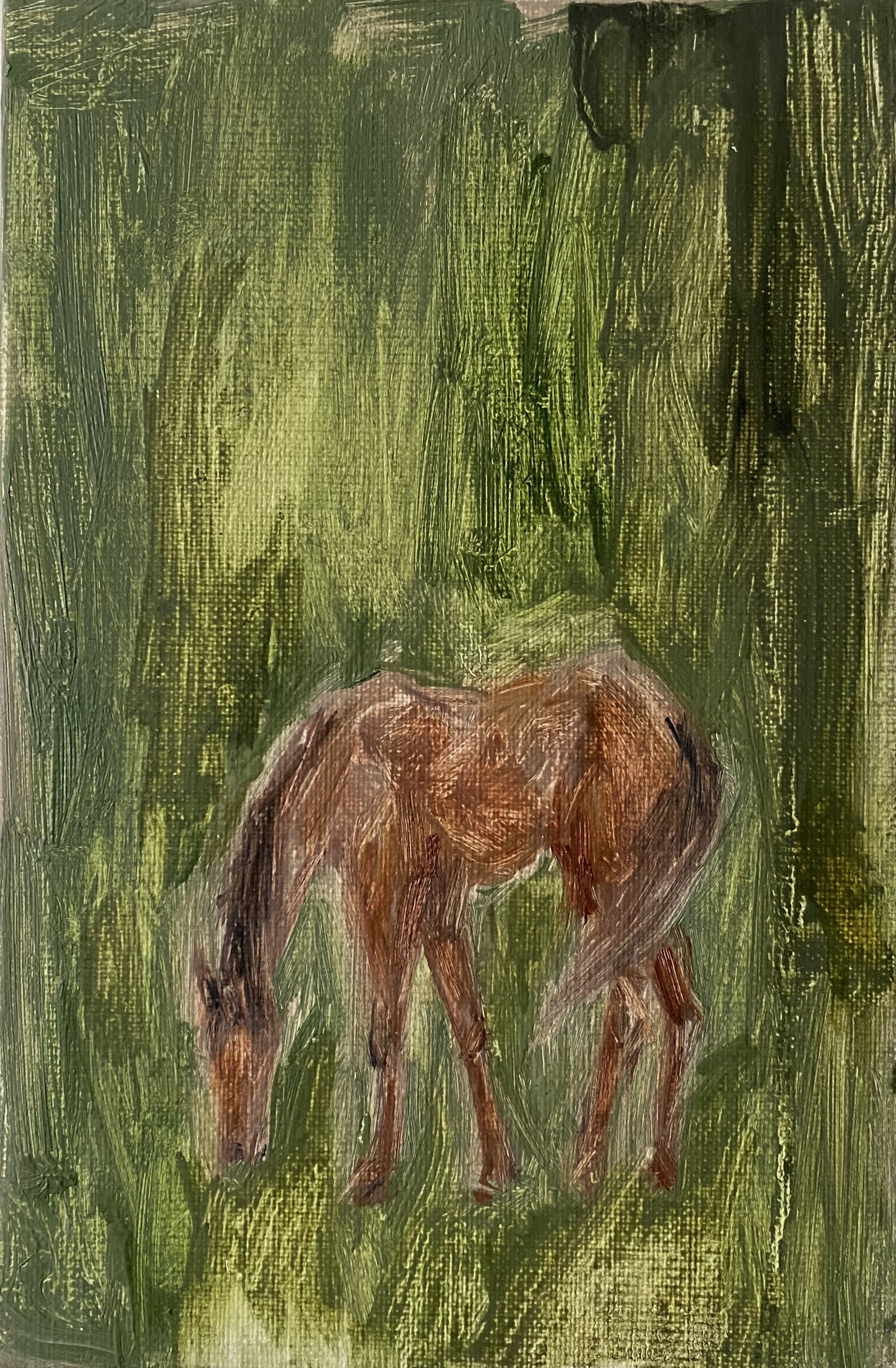 still  oil on linen canvas , 7 x9"