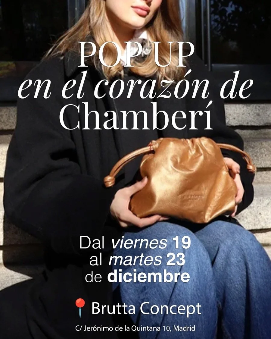 POP UP MADRID | Xmas Edit

En el espacio @bruttaconcept
C/Jer&oacute;nimo Quintana 10, Madrid.

&iexcl;Os esperamos junto a otras marcas muy especiales! El plan perfecto para el fin de semana y para encontrar regalos y piezas &uacute;nicas.