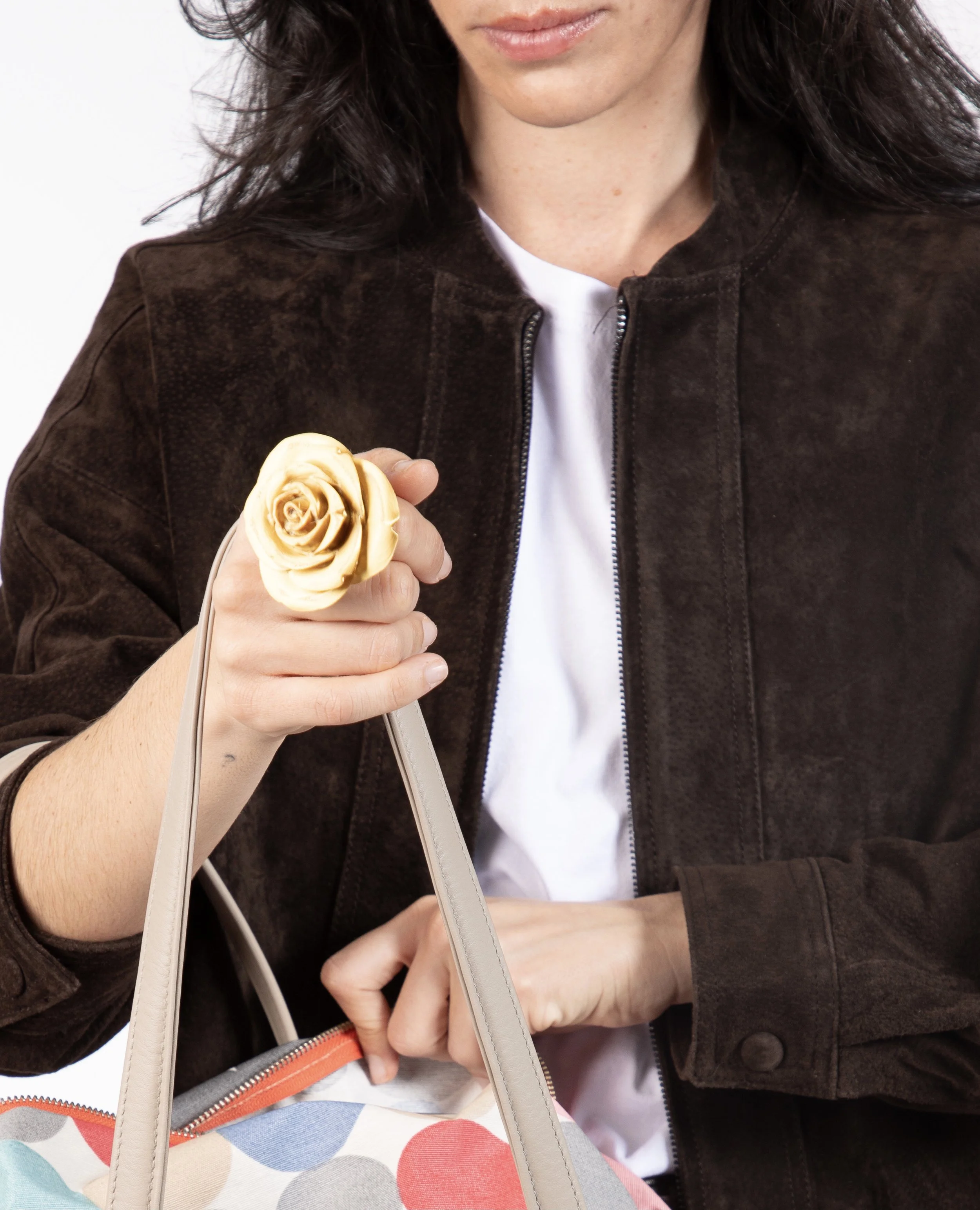 Anillo Camelia Dorado