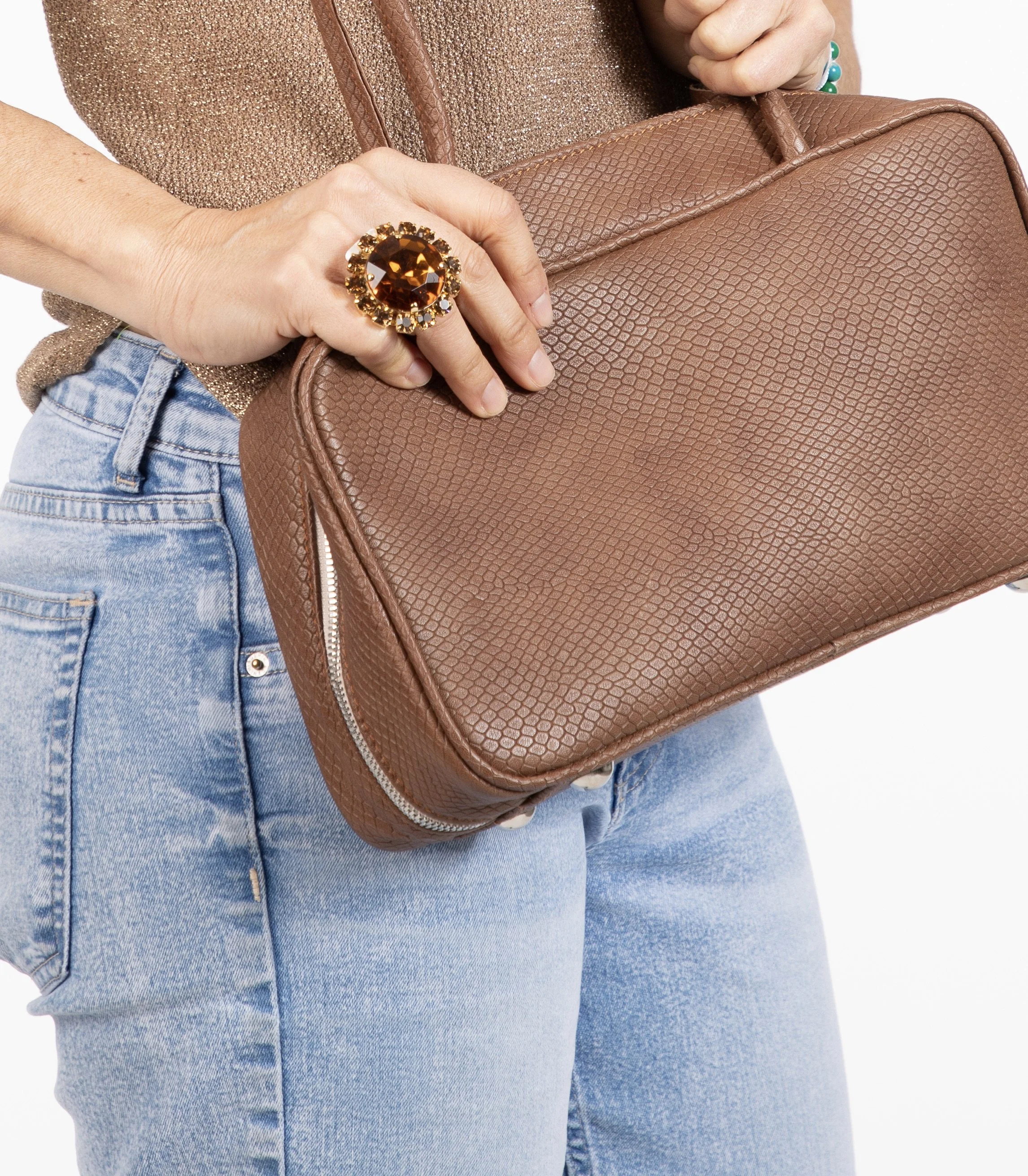 Anillo Cristal Ambar