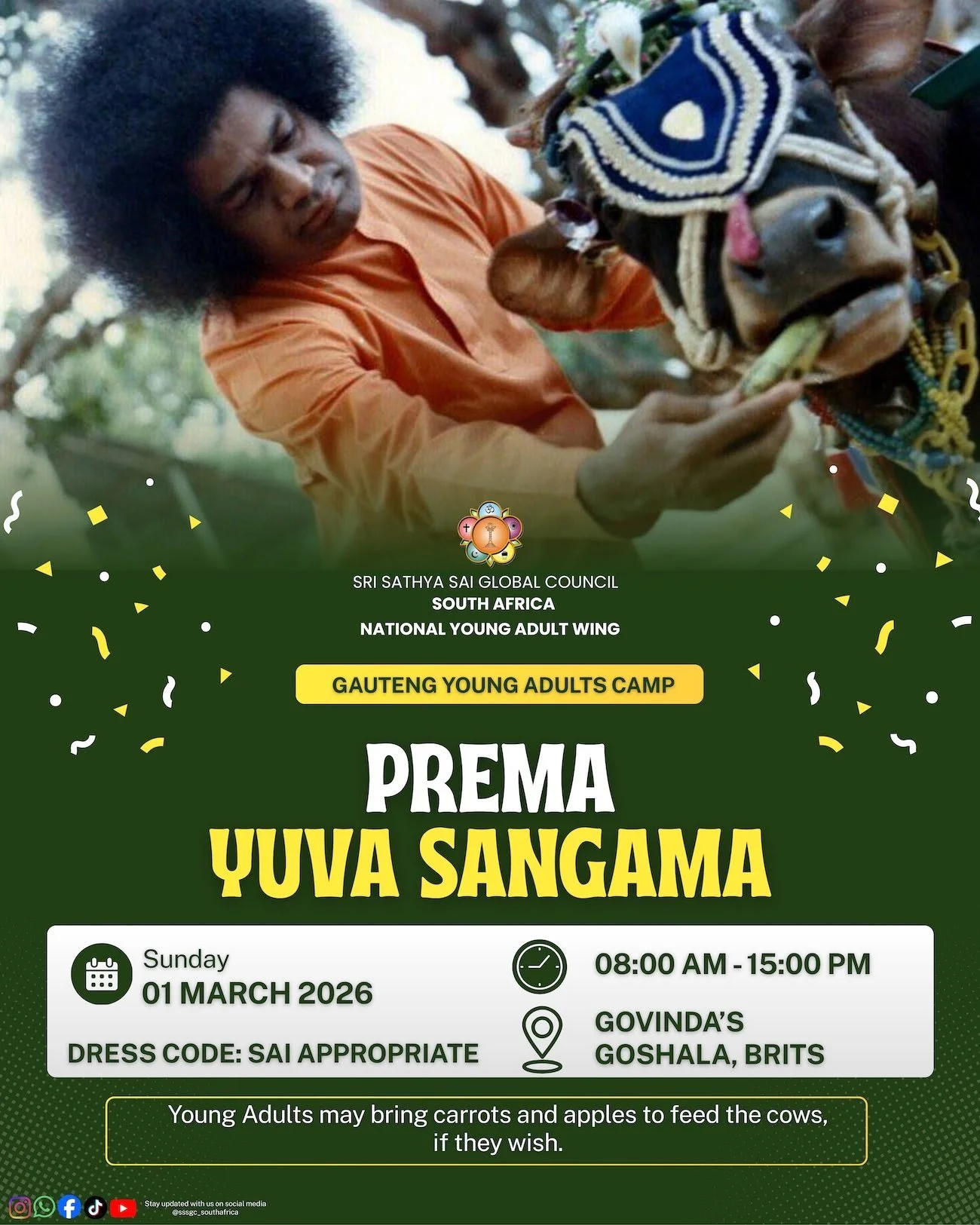 Prema Yuva Sangama | Gauteng Young Adult Camp