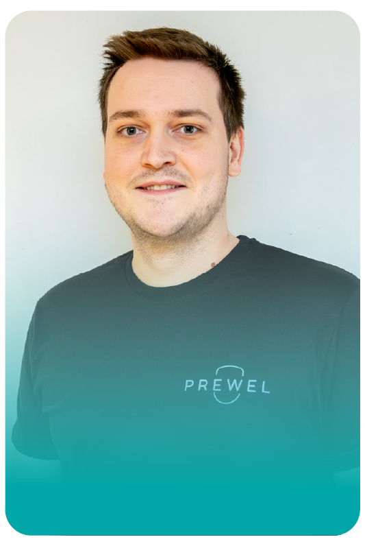 Jaron Dewitte sales manager bij PREWEL