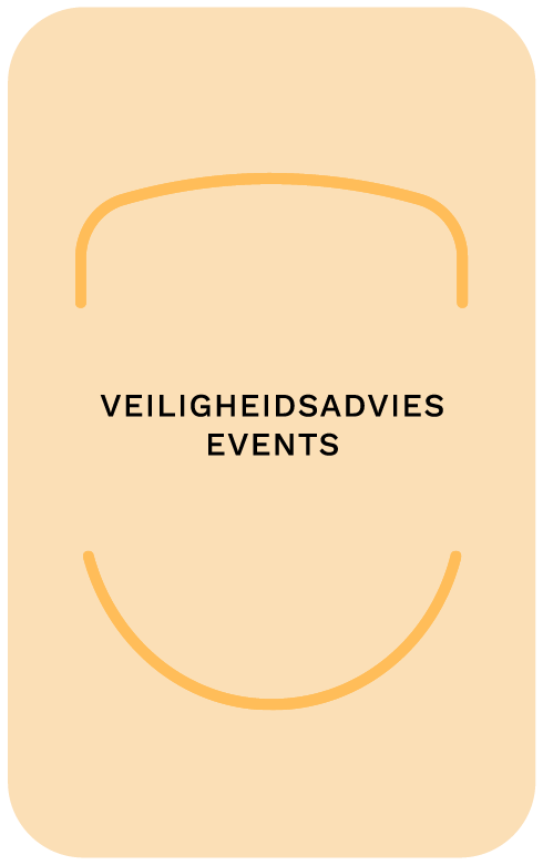 Veiligheidsadvies events  Met onze uitgebreide expertise op vlak van veiligheid ondersteunen onze consultant u als organisator om op een veilige en  professionele manier uw event te organiseren.