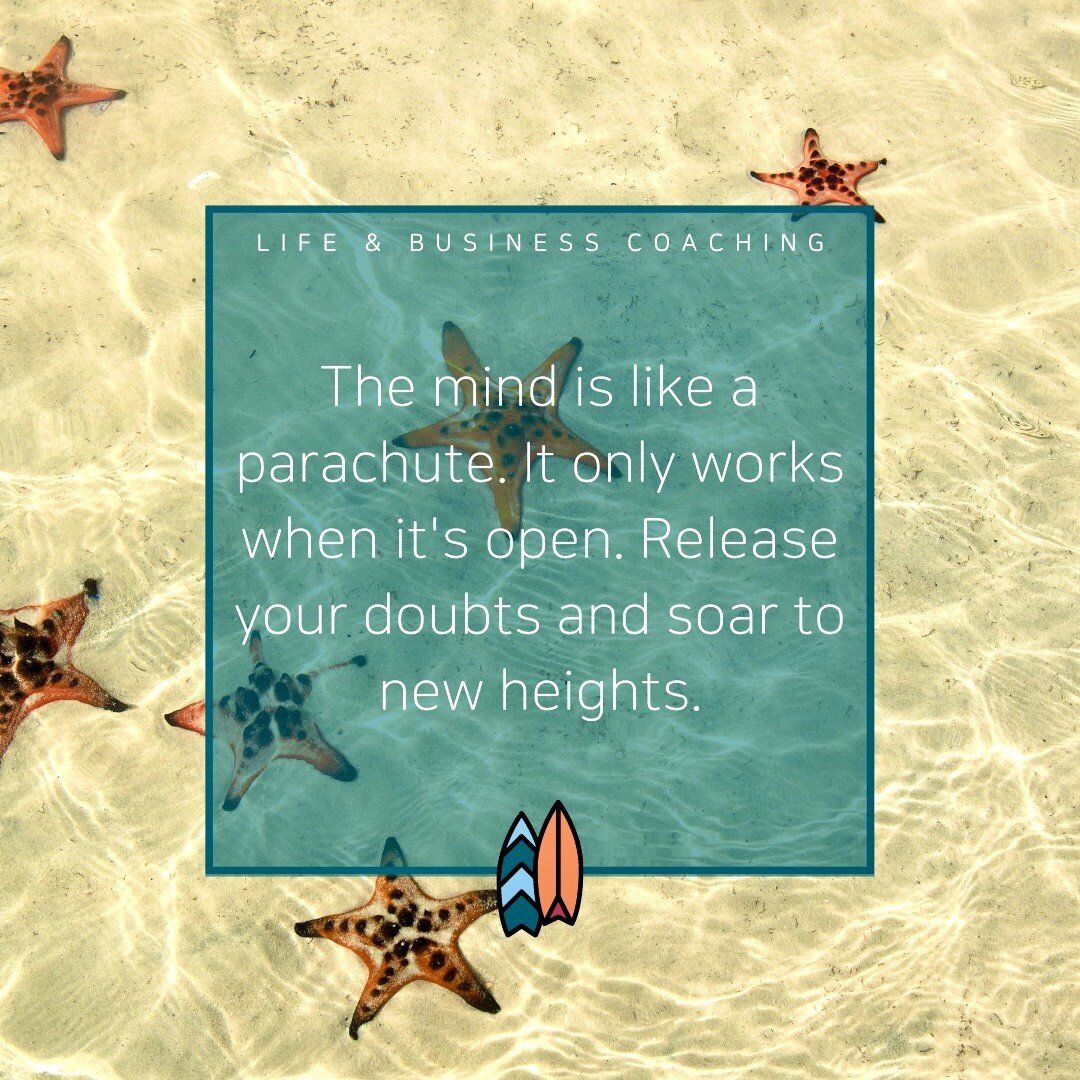 The mind is like a parachute. It only works when it's open. Release your doubts and soar to new heights.

BOOK YOUR FREE SESSION NOW
https://www.creating-waves.com
#purposecoach&nbsp;#highperformancecoach&nbsp;#trangcessnguyen&nbsp;#alignedperformanc