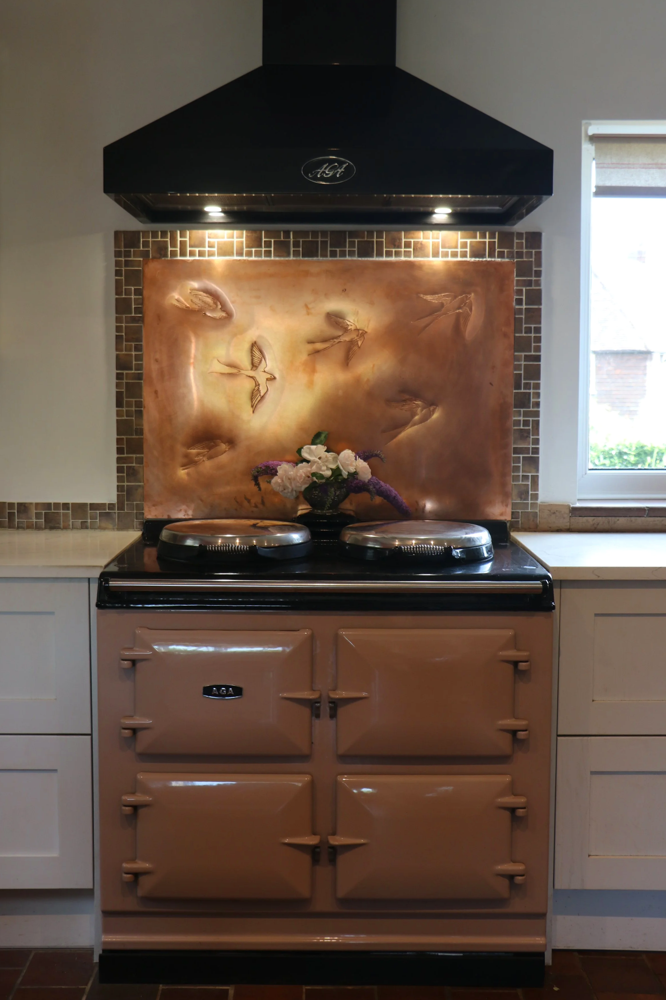 Flying South Copper Backsplash
