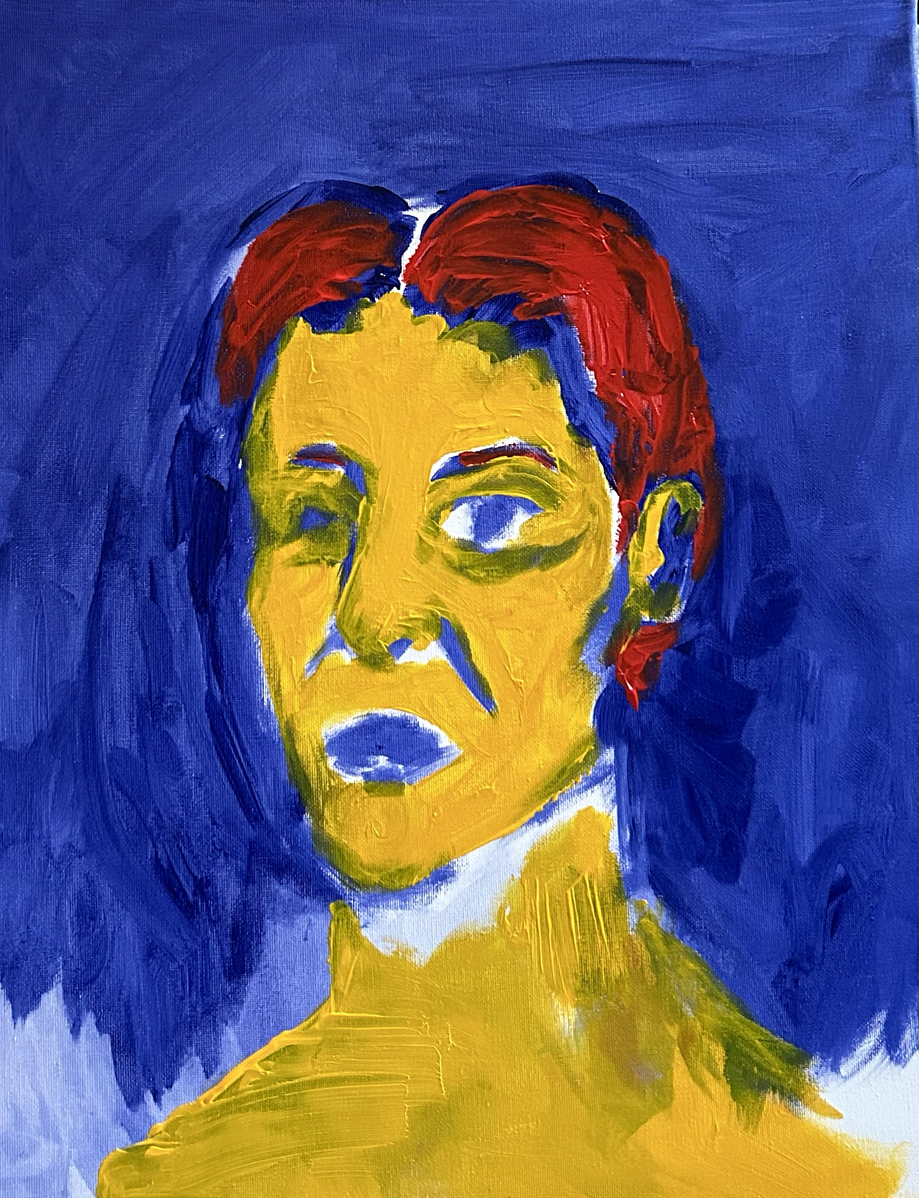 Primary Subject, April 2026, acrylic on canvas