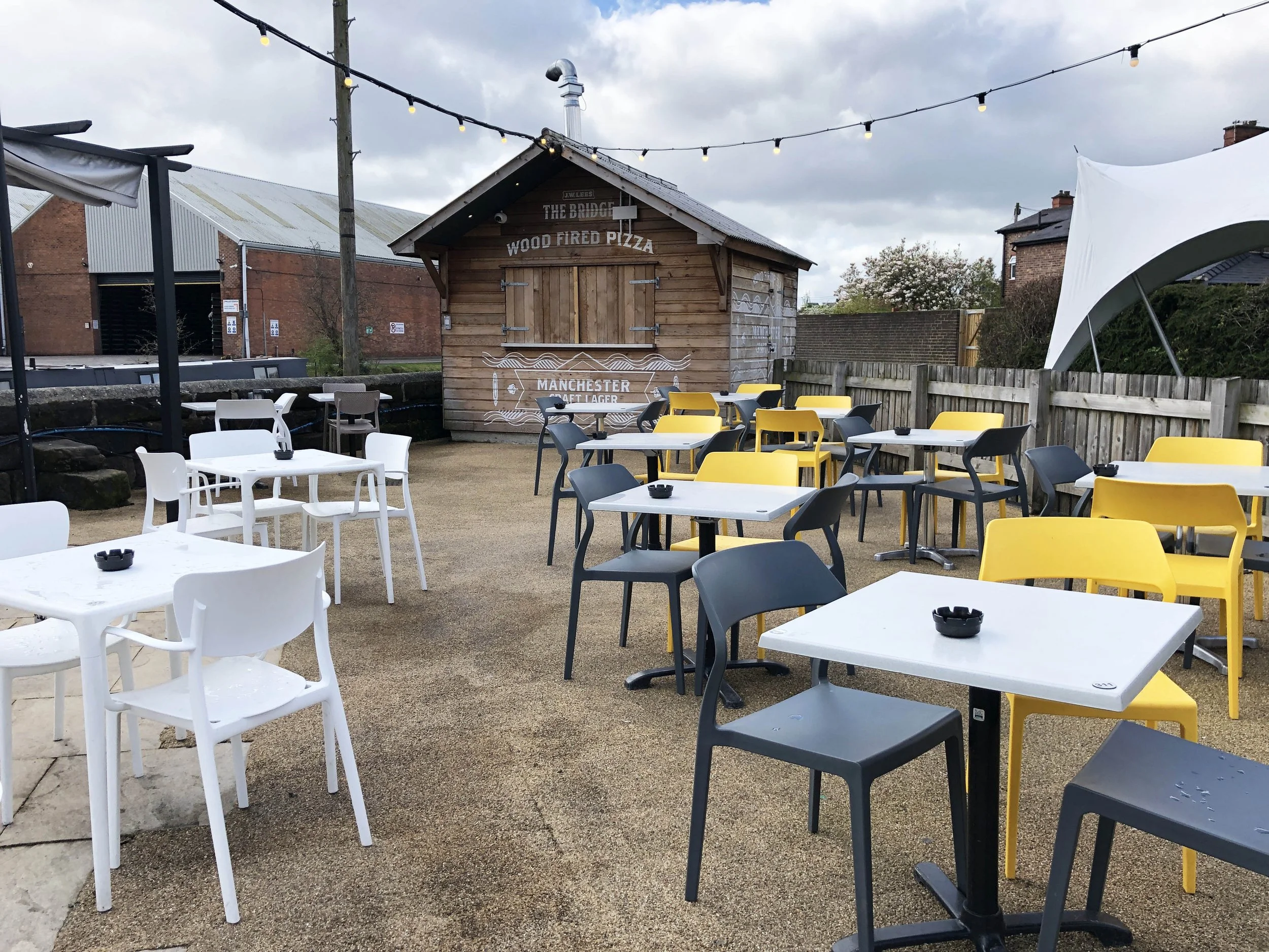 Canal-side Sale pub applies to expand outside bar and food area
