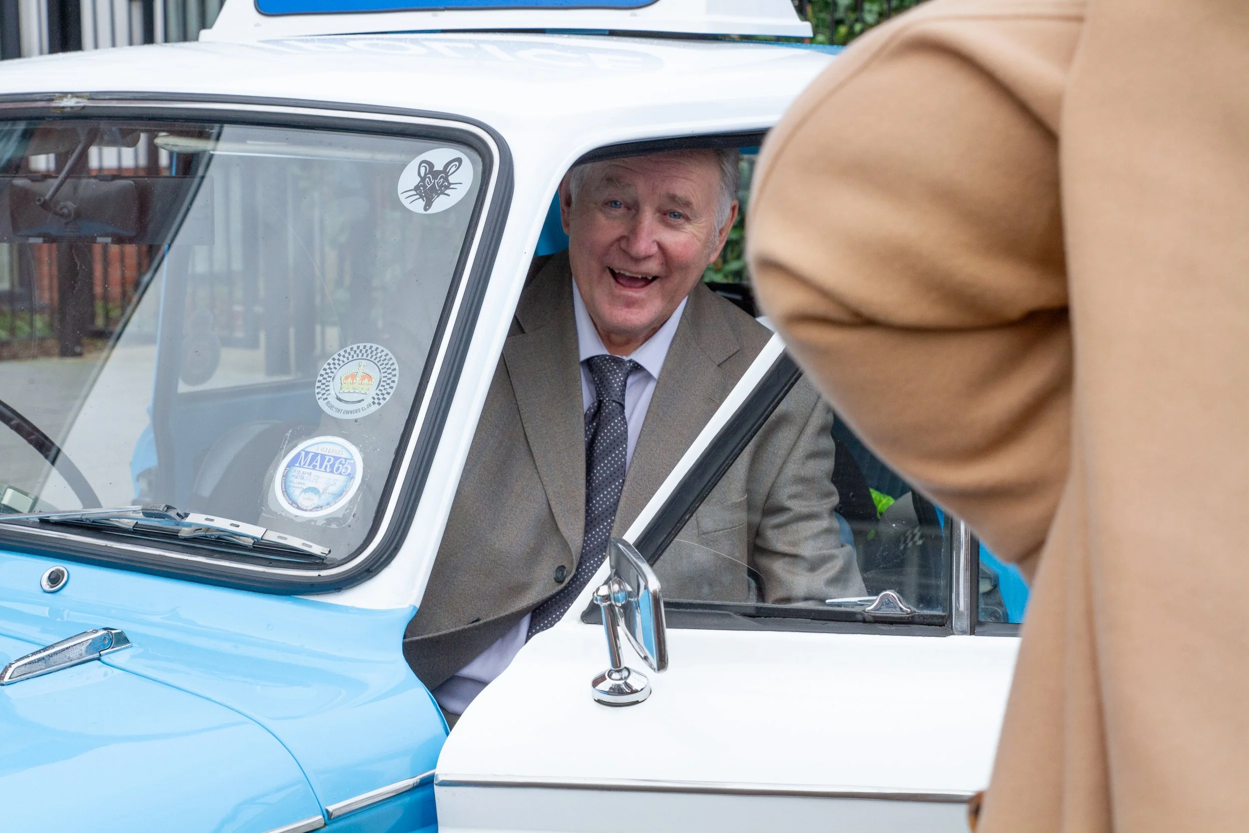 Sale care home resident takes a patrol down memory lane