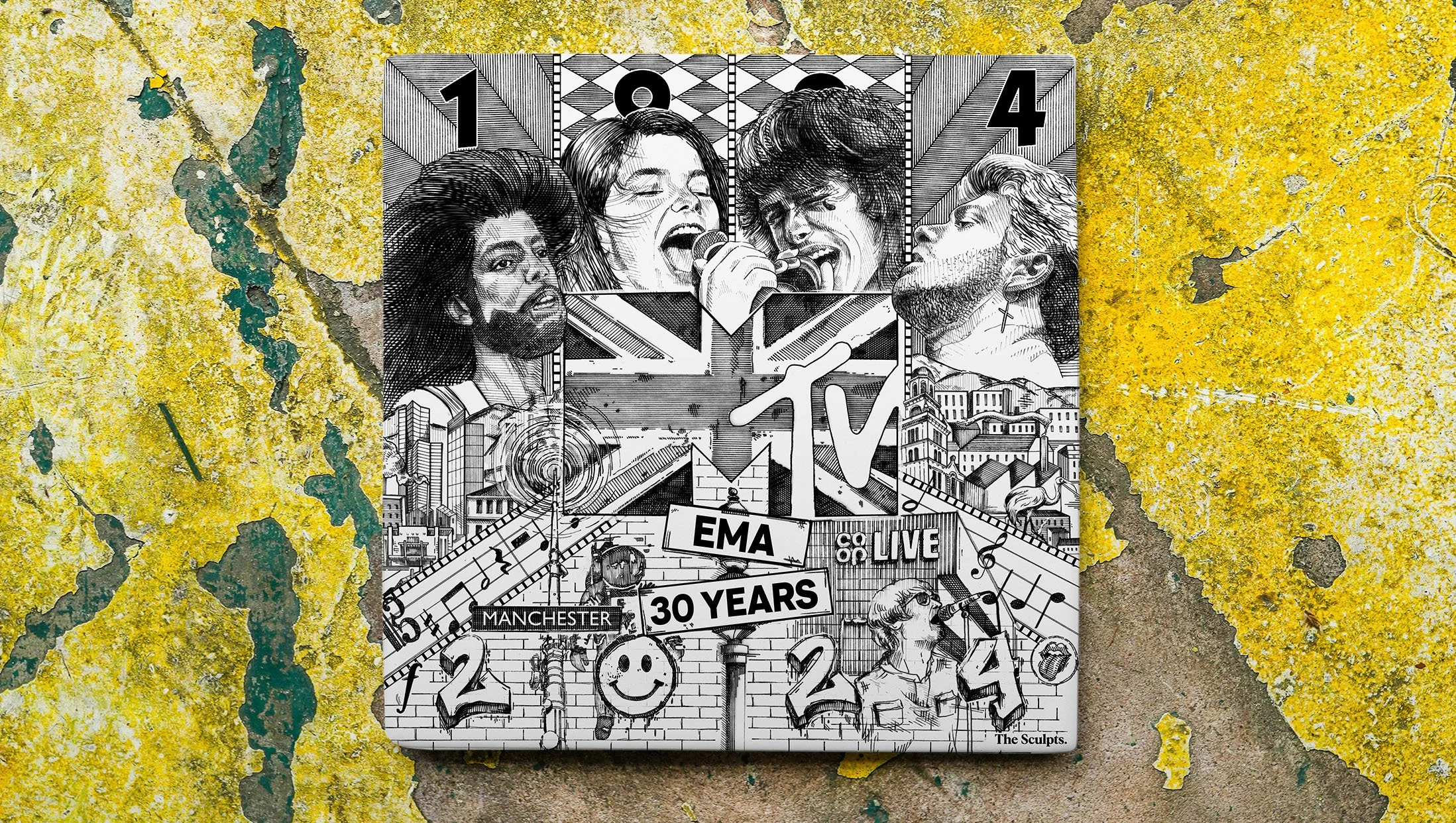 The Sculpts mark MTV EMAs with limited edition tile