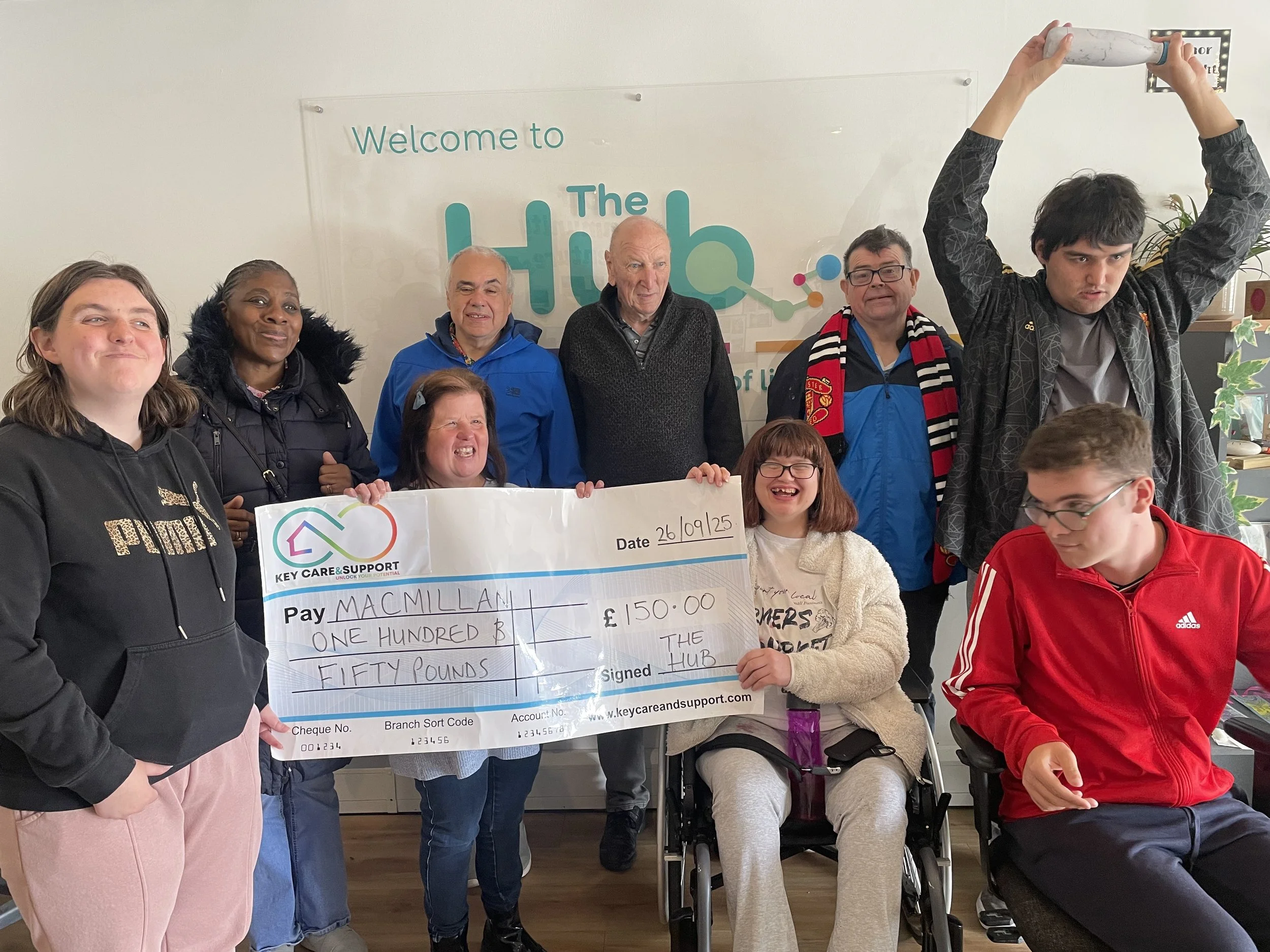 The Hub smashes Macmillan Coffee Morning target