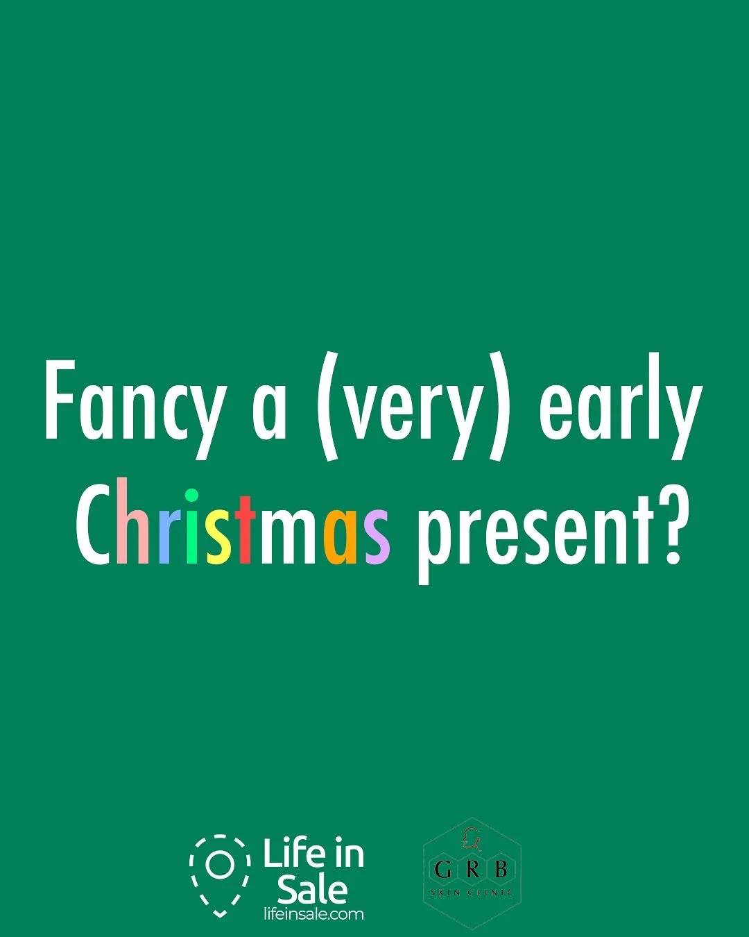 Fancy an early Christmas present? 🎁

Our &lsquo;Christmas in Sale&rsquo; campaign is BACK for another year - it launches very soon and YOU are on the nice list! 😊 

To get early access, comment PRESENT and I&rsquo;ll send you the link 🔗 

💬 What 