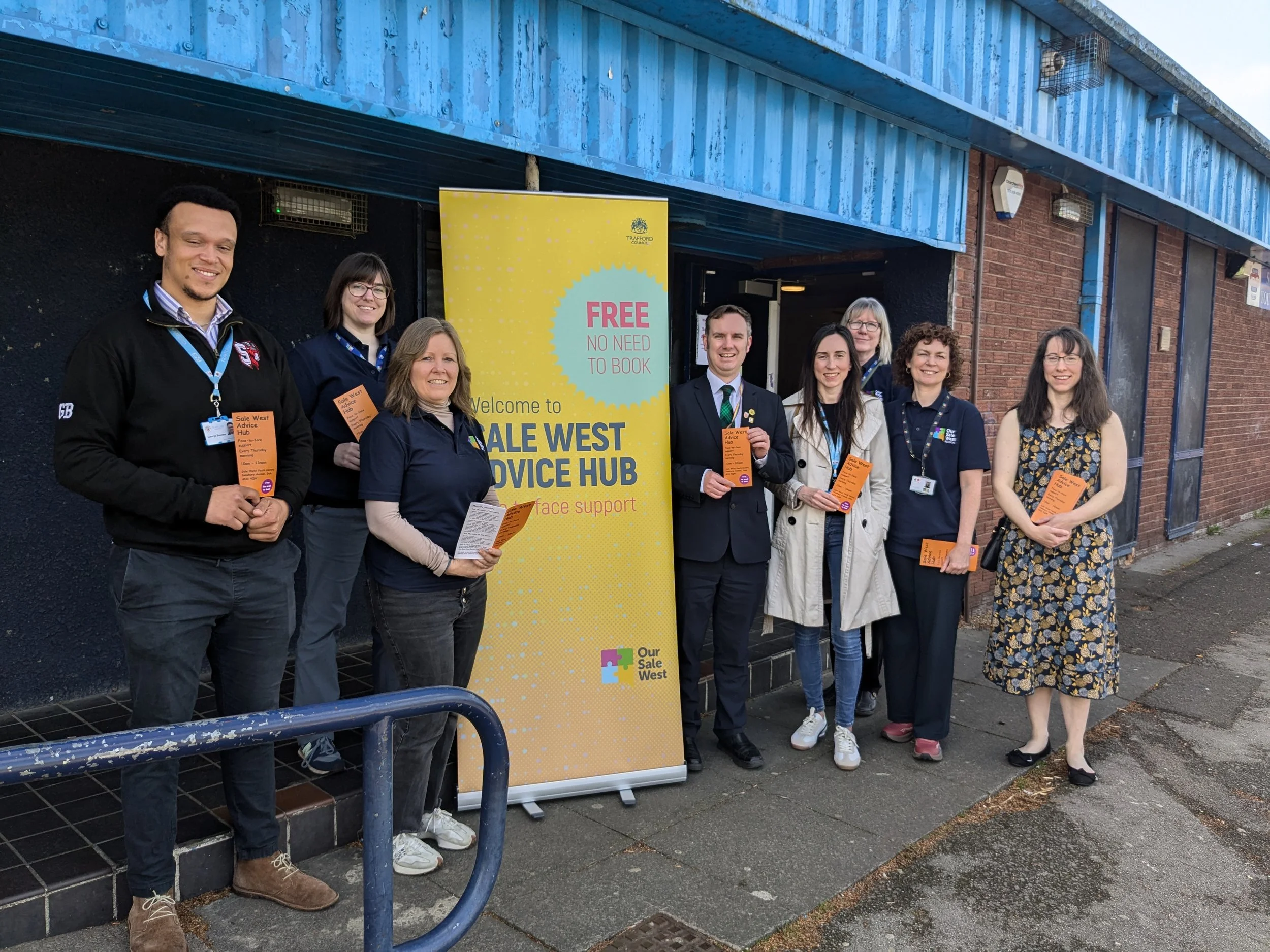 Six months on: Sale West Advice Hub supports more than 800 residents