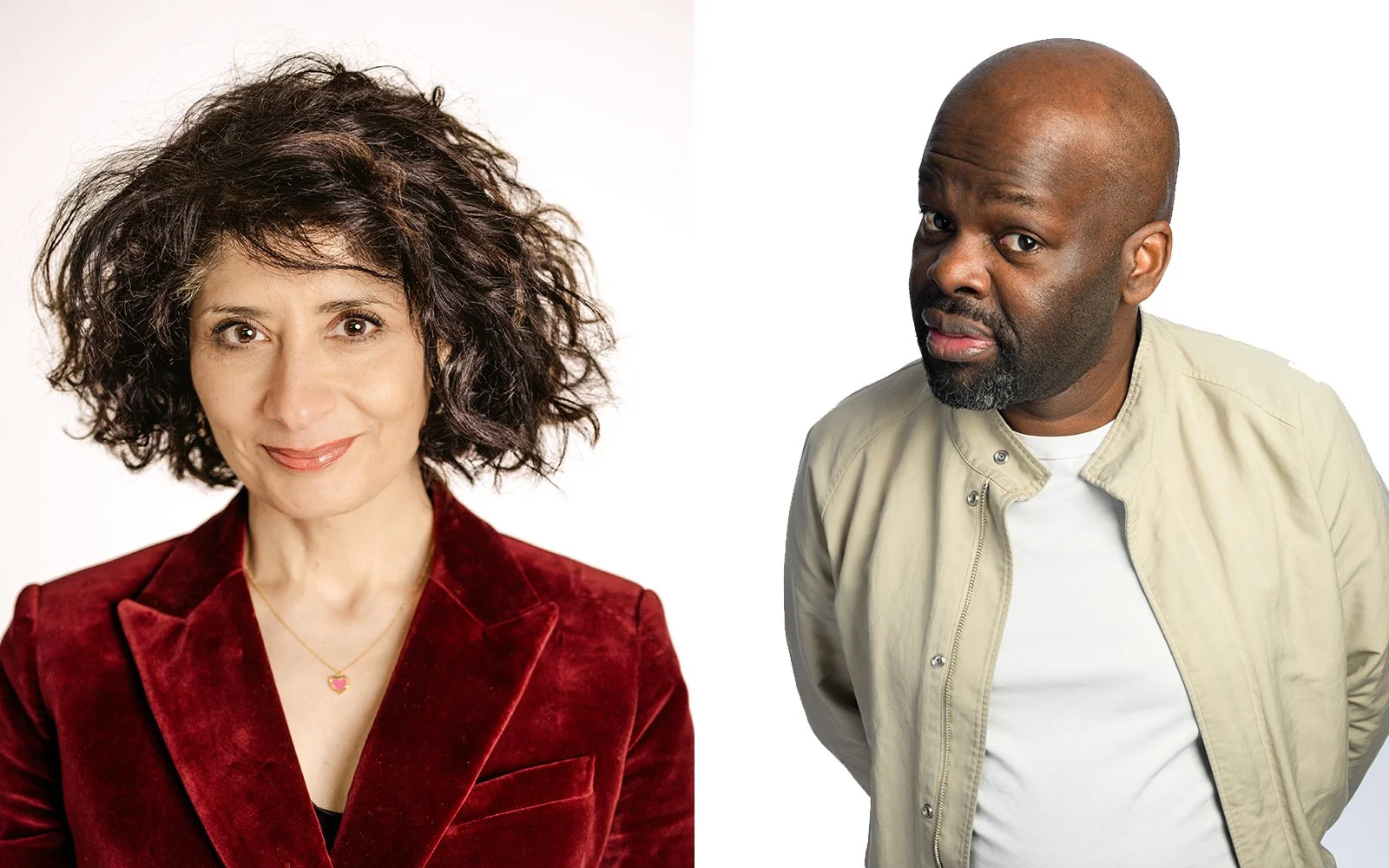 Two comedy powerhouses come to Waterside: Daliso Chaponda &amp; Shaparak Khorsandi