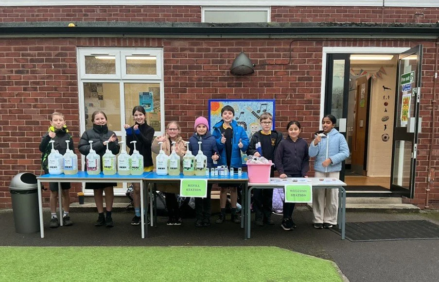 Sale school joins scheme to supply families with zero-waste household products