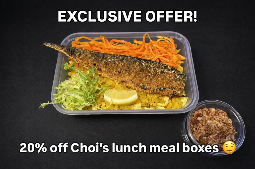 🥢 EXCLUSIVE OFFER: 20% off @ourchoiskitchen lunch meal boxes!

One of my absolute favourite Sale restaurants, Choi&rsquo;s, has launched its lunch meal boxes for collection &ndash; and Life in Sale followers can enjoy 20% off orders over &pound;25! 