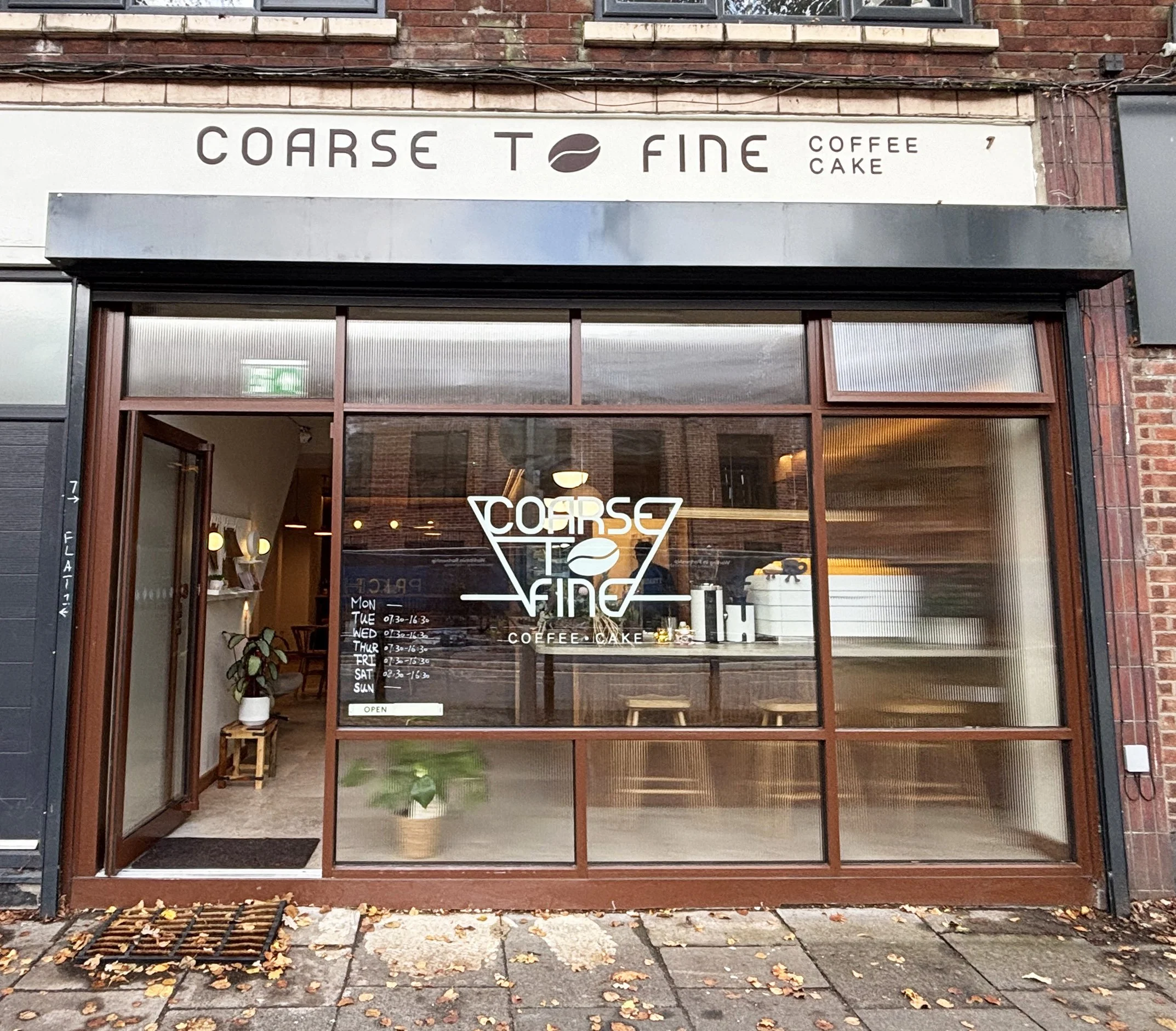 A LOOK INSIDE… Coarse to Fine Coffee - new independent coffee shop opens in Sale