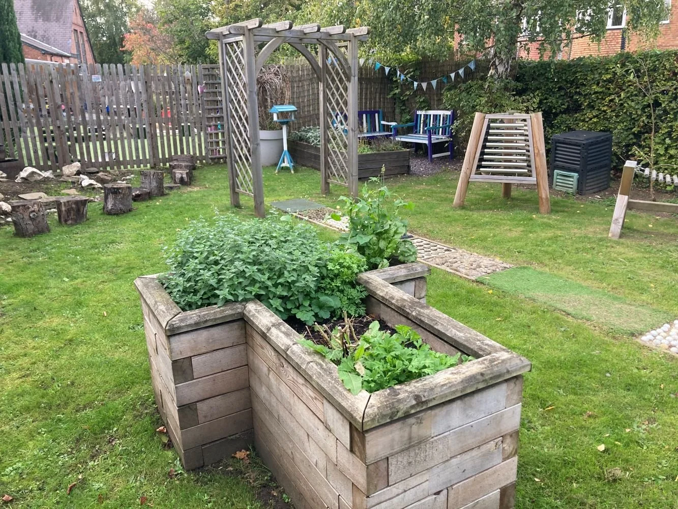 St Anne's School garden © Trafford Council