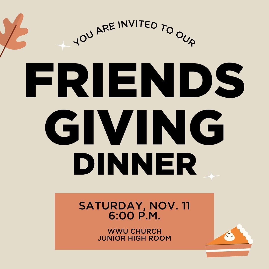 UPDATED LOCATION! Friendsgiving is happening again this year! Come on over for good food, plus games and a photo booth! If you would like to bring something, sign up by noon on Friday at convergewallawalla.com/events. #convergewallawalla