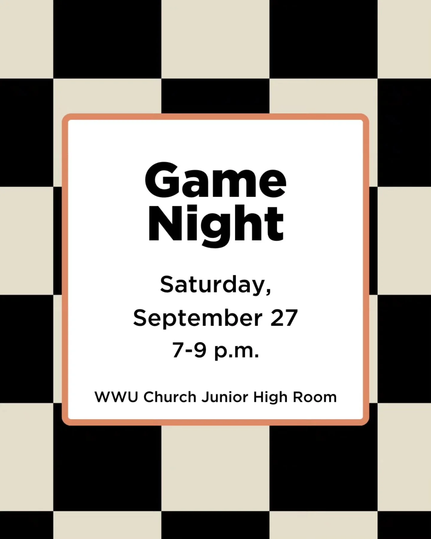 Get ready for a fun time! ♟️🃏

We're having a game night, September 27 from 7-9pm in the Junior High Room at the Church.

Bring a snack to share and a few of your favorite board and card games.

Can't wait to hang out with you all!

#youngadults #ga
