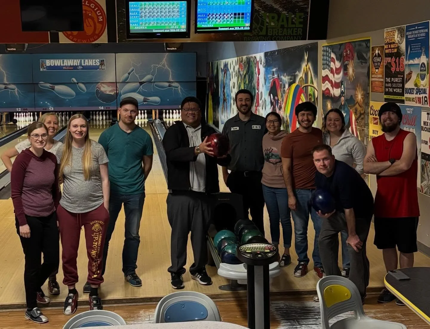 It&rsquo;s how we roll.
Our group had a fun time bowing tonight! Pretty sure talent scouts will be calling a few of us... 🎳😄

Also likely we&rsquo;ll do it again. Join us next time!