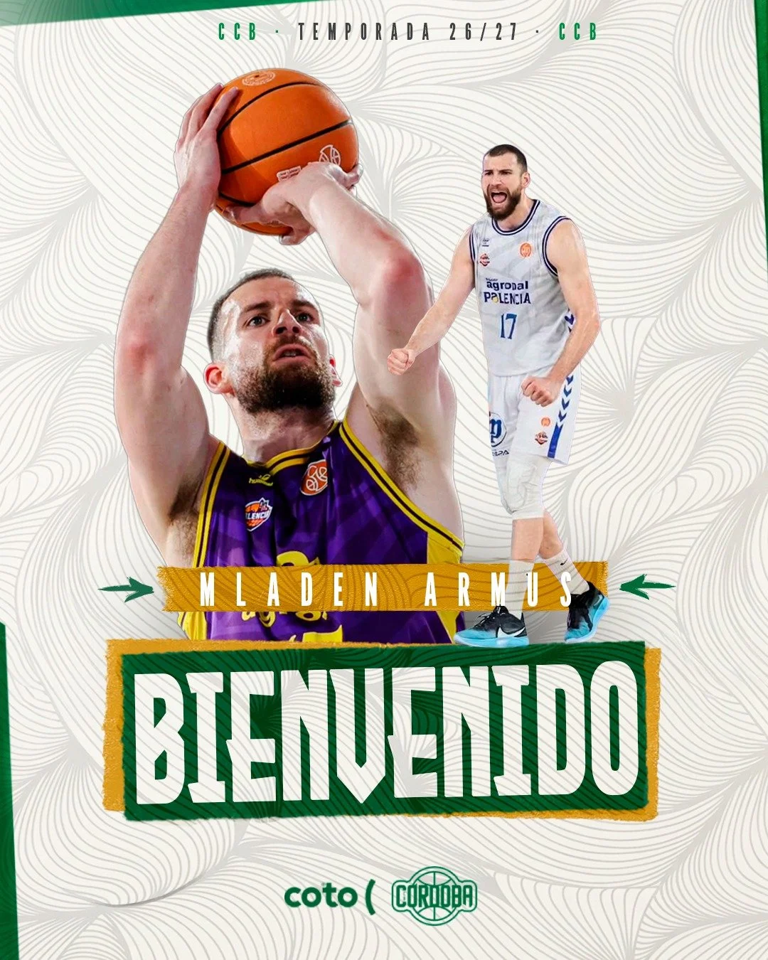 Mladen Armus, un pívot de 2,08 procedente de Palencia, firma con CCB para la próxima temporada