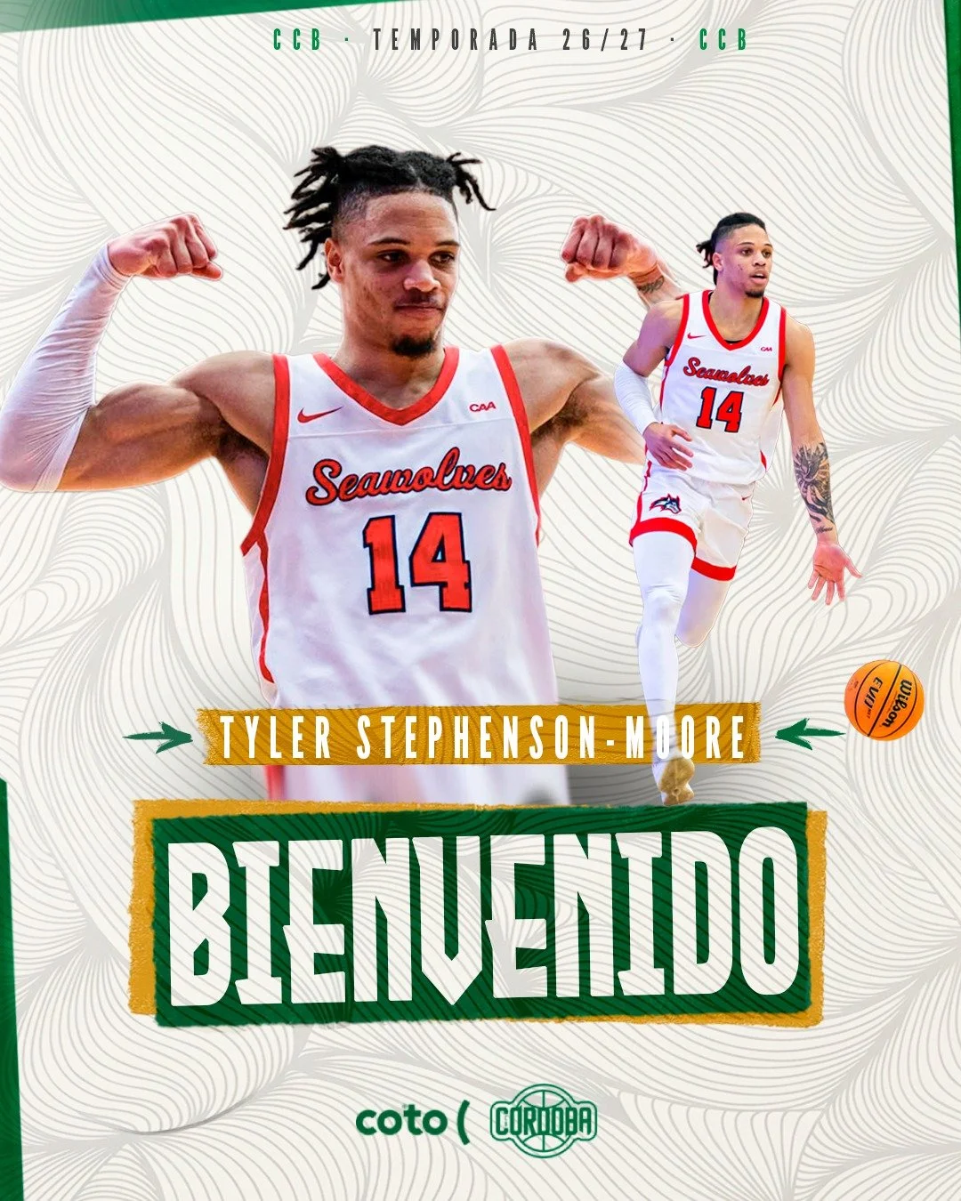 El americano Tyler Stephenson-Moore, nuevo escolta de CCB para jugar en Primera FEB