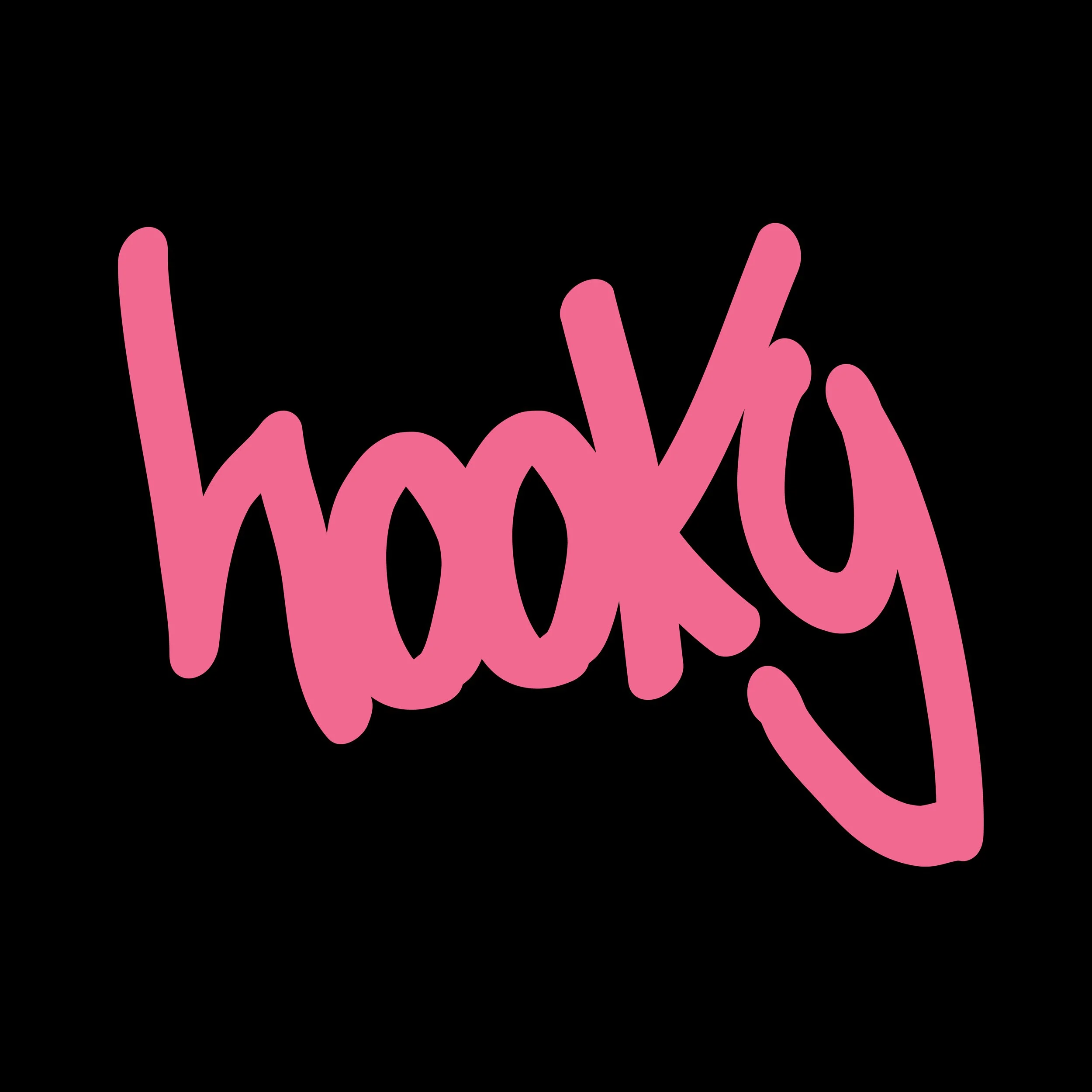 Original Pink Hooky Logo