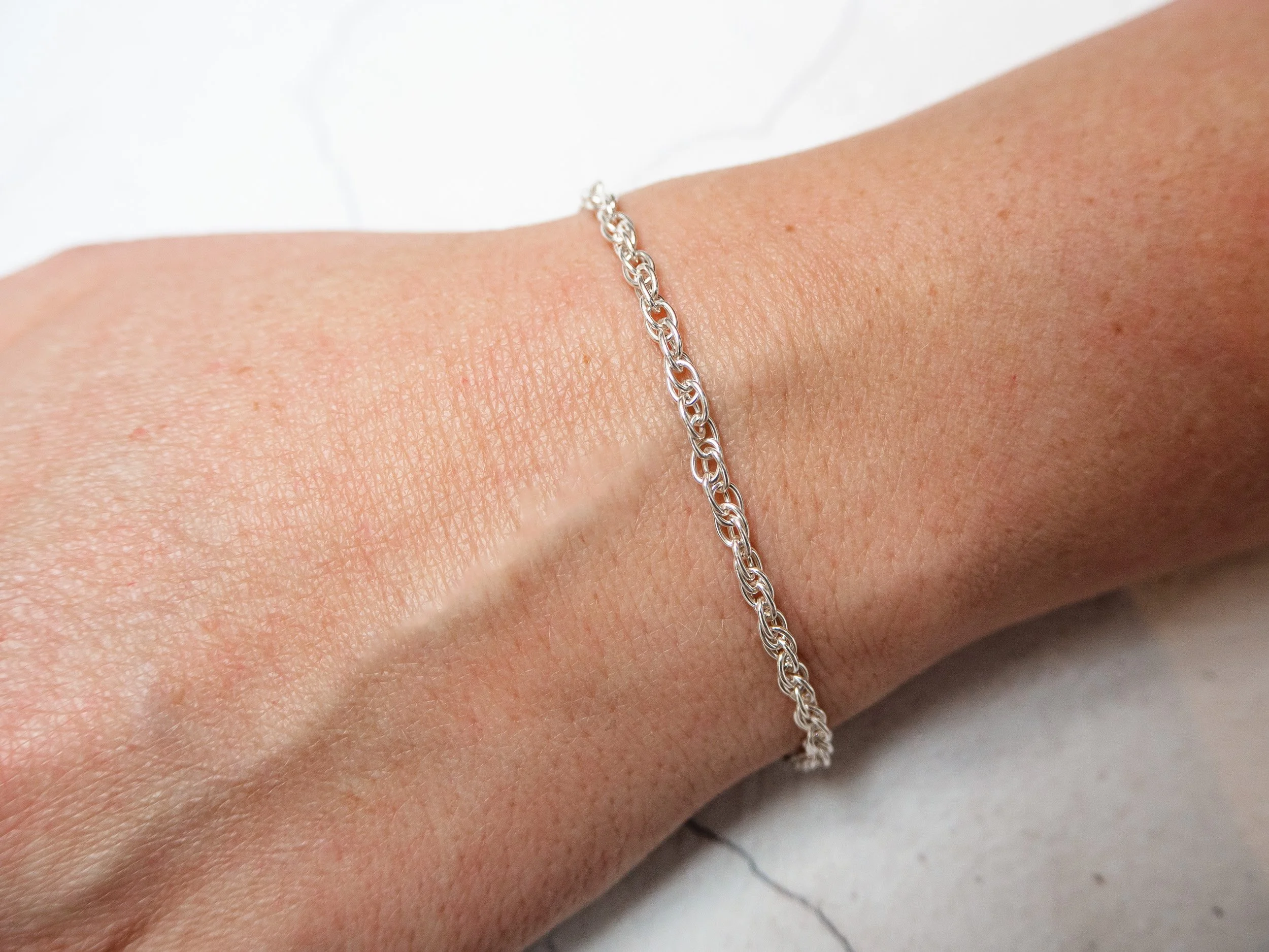 2.8mm Silver Rope £80