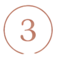 Number three inside a circular outline