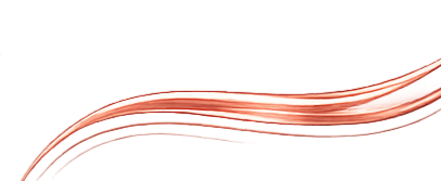 Abstract flowing lines in shades of pink, orange, and purple.