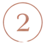 Graphic of the number two inside a circle.