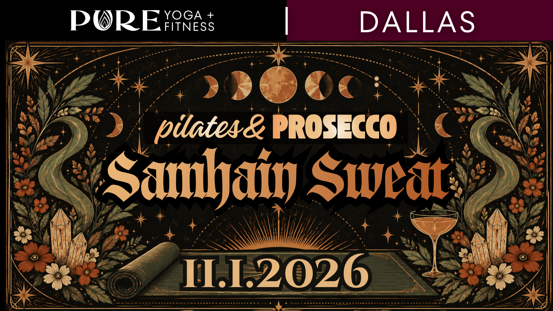 Pilates &amp; Prosecco Samhain Sweat&nbsp;