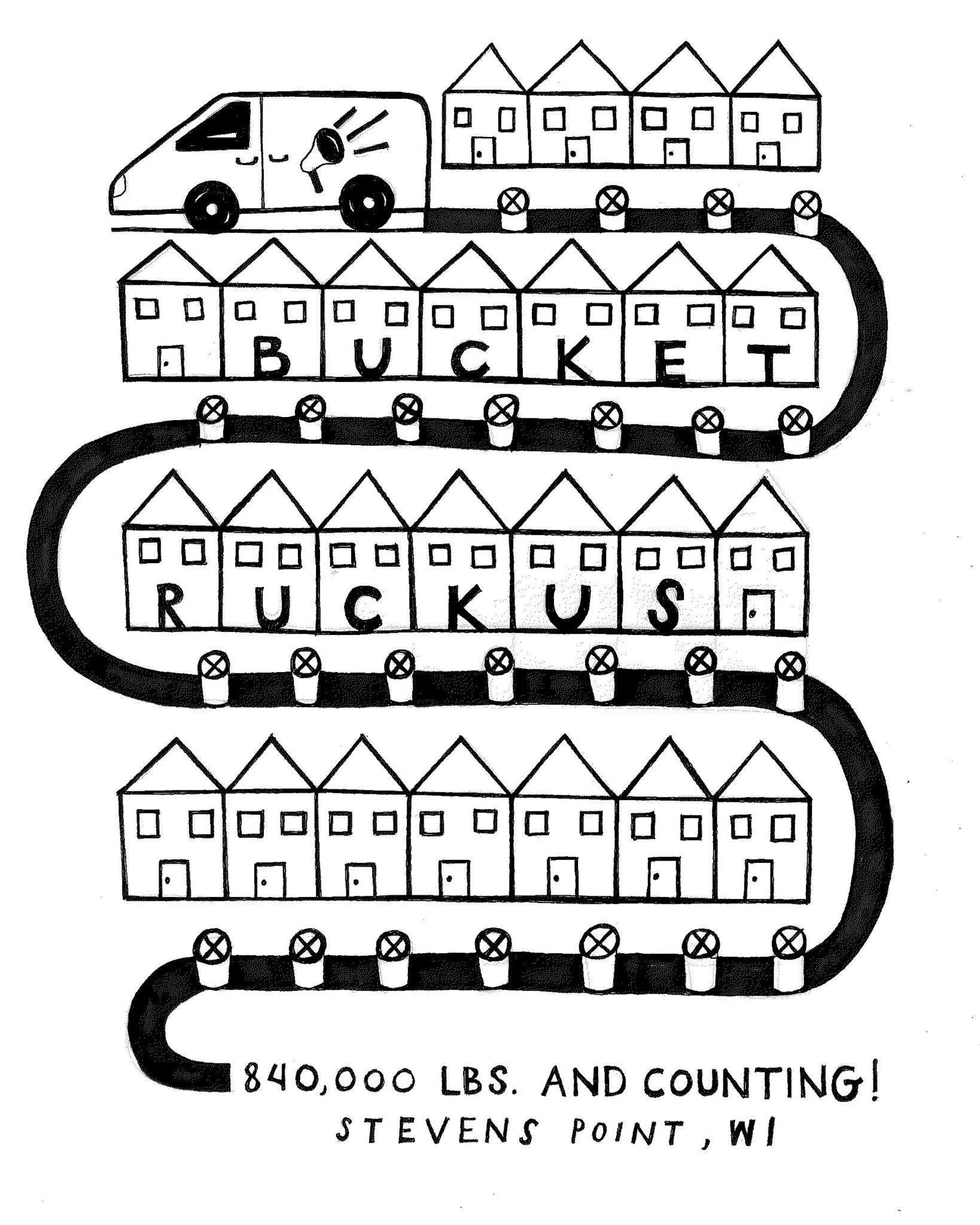 📣 CHECK IT OUT ! ! ! 

Local artist and gem Curvo Leno lent her skill for our 2026 commemorative design.  We are so thrilled and grateful.  Maybe you recognize the style?  You've probably seen her work on fliers for shows, at the C Space gallery dow