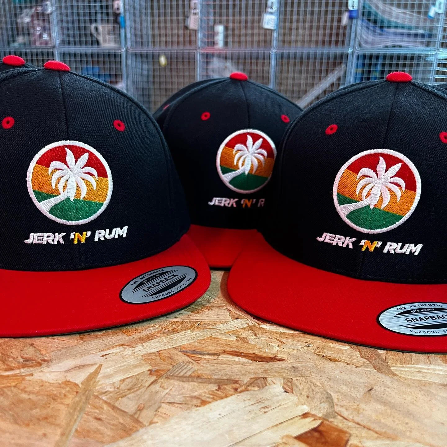 Happy Monday!

Here are some embroidered bits we done for @jerknrum 

Thanks for choosing us!

Need custom printed and embroidered clothing for your brand or business? Get in touch today!