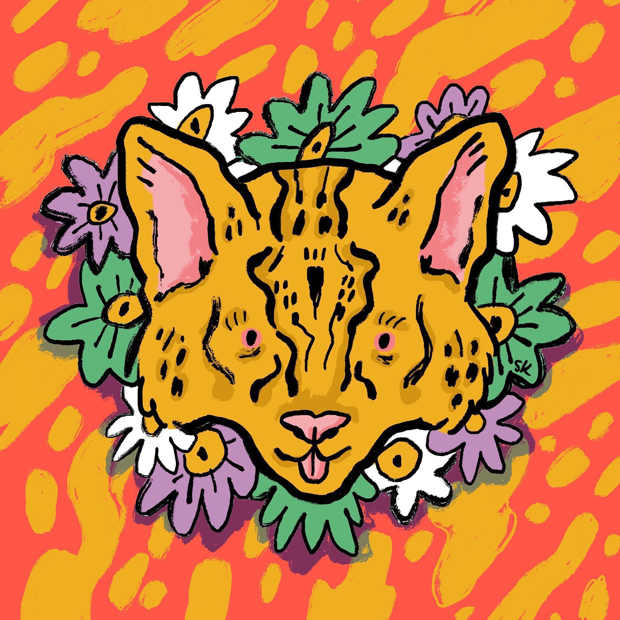 I loved researching lots of beautiful big cats to create a design for the @roarartists sticker pack! Using the brand palette, lots of us Roar artists created some big cat illustrations ready to give out to agency clients 🐆

#stickerdesign #branding 