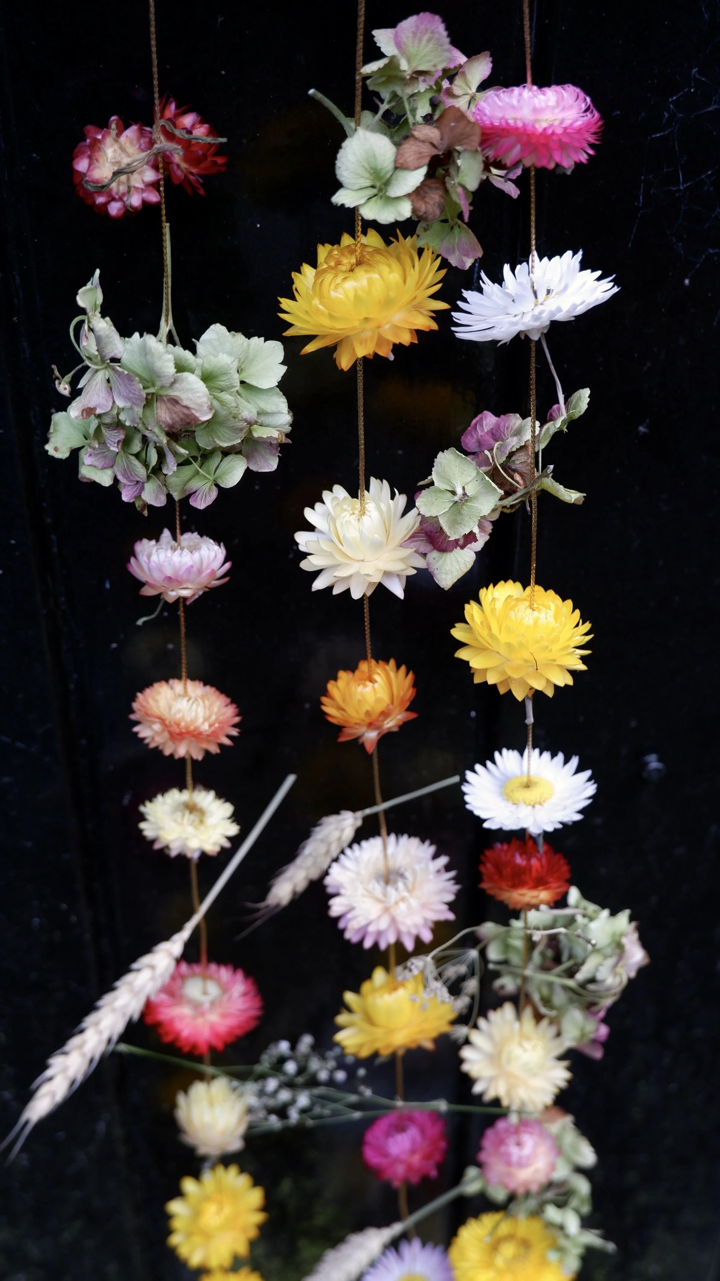 Wildly Whimsical Botanical Garlands in Spring Pastels