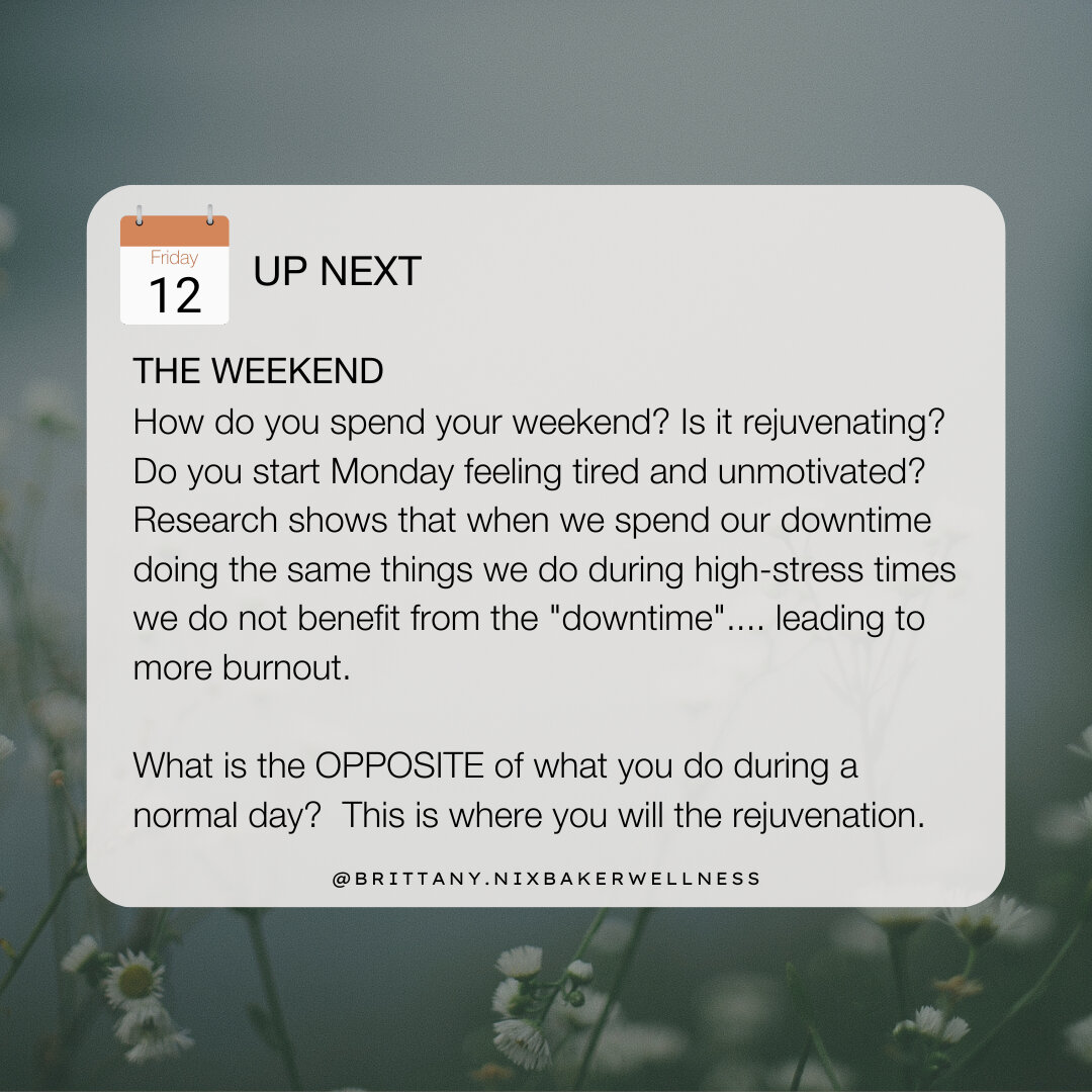 @psychologytoday published a great article on &quot;The Science of Weekend Recovery&quot;. The article outlined statistics highlighting what we already know... Over half of Americans are experiencing negative work-related stress and spending their do